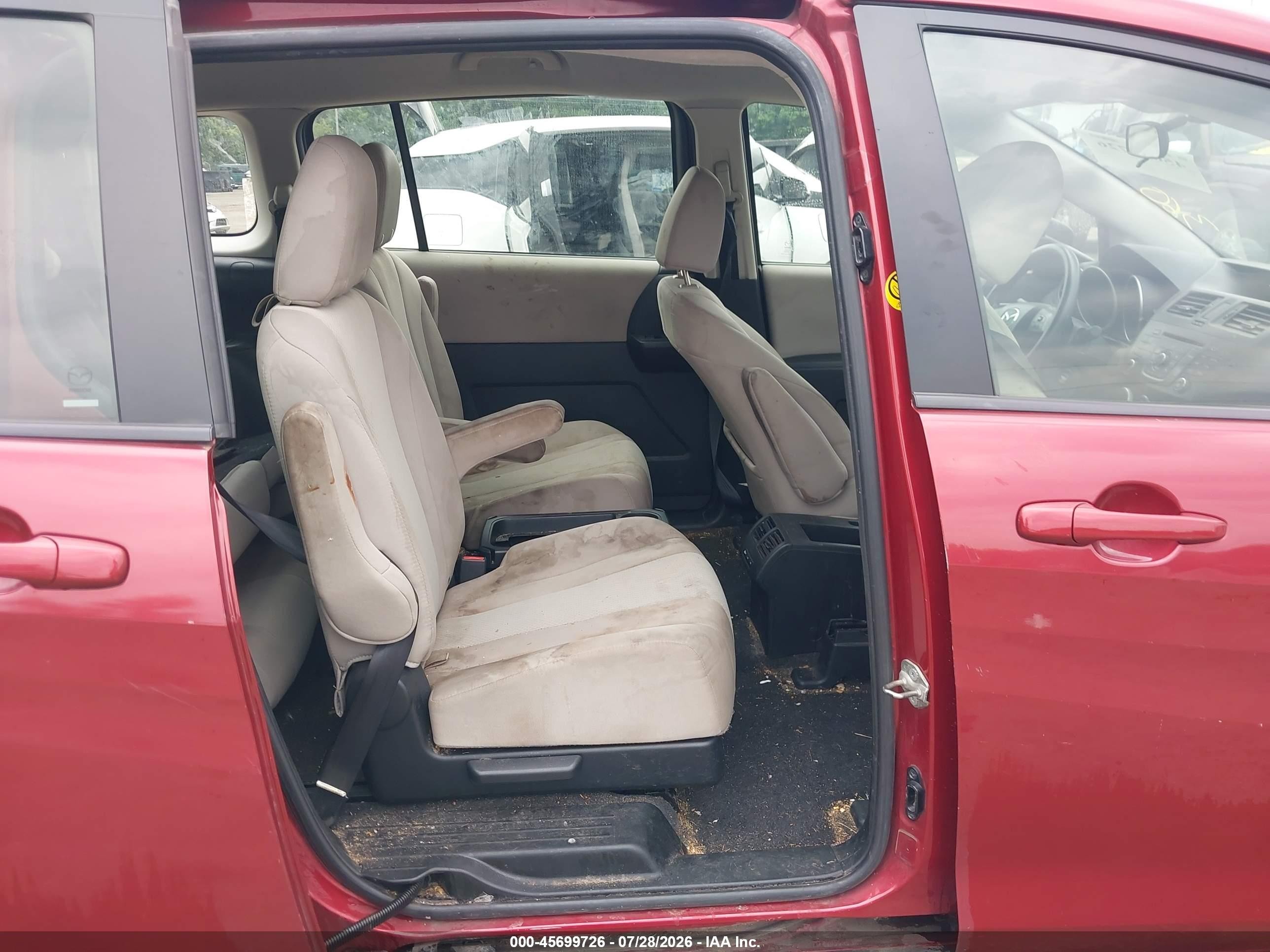 2015 Mazda Mazda5 Sport Красный vin: JM1CW2BL2F0187099
