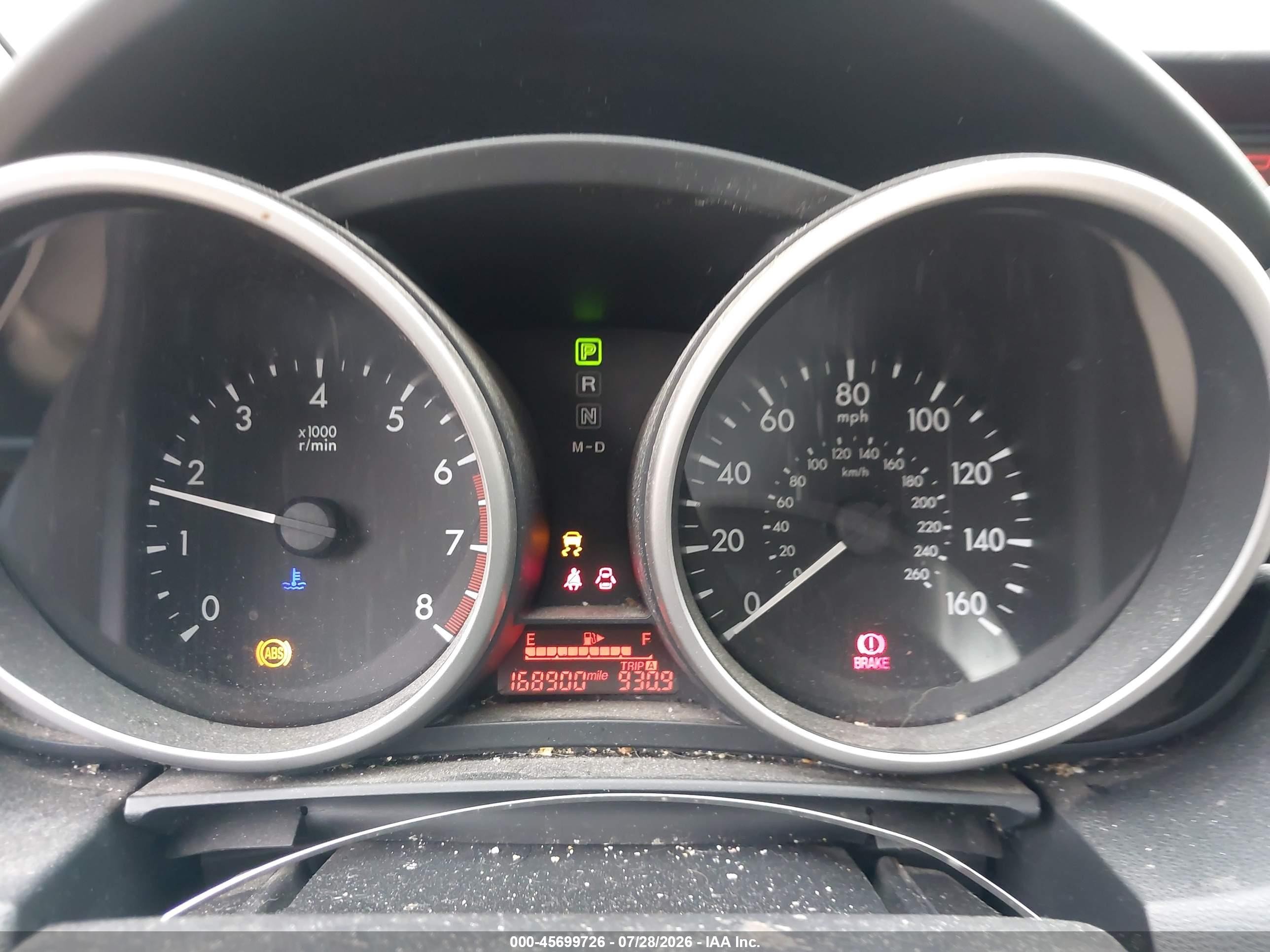 2015 Mazda Mazda5 Sport Красный vin: JM1CW2BL2F0187099