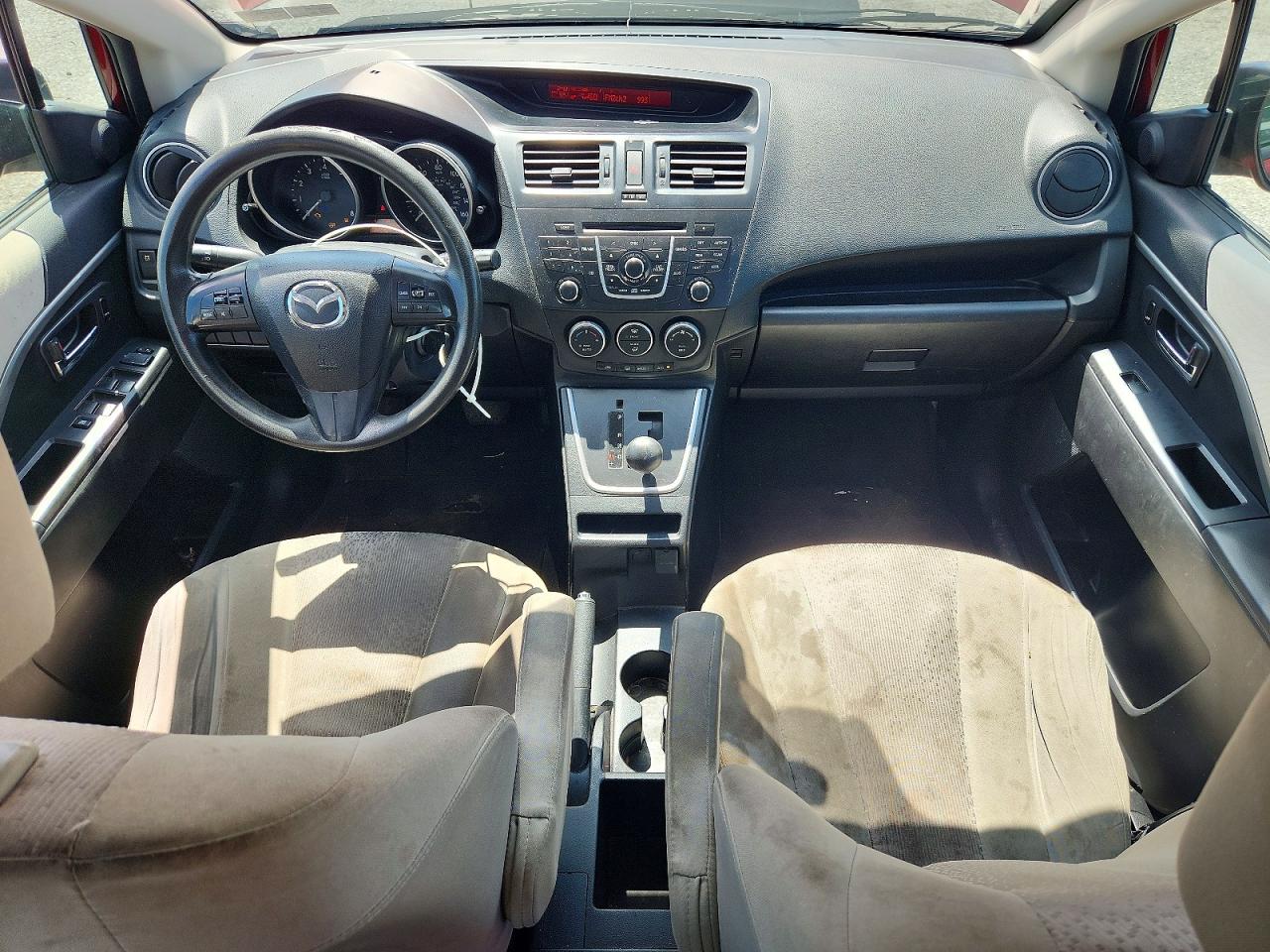 2012 Mazda 5 Burgundy vin: JM1CW2BL3C0112617