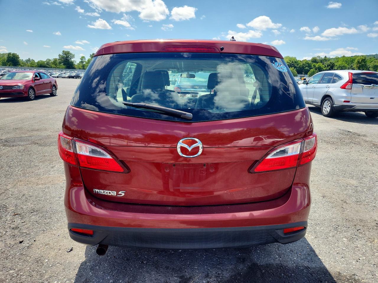 2012 Mazda 5 Burgundy vin: JM1CW2BL3C0112617