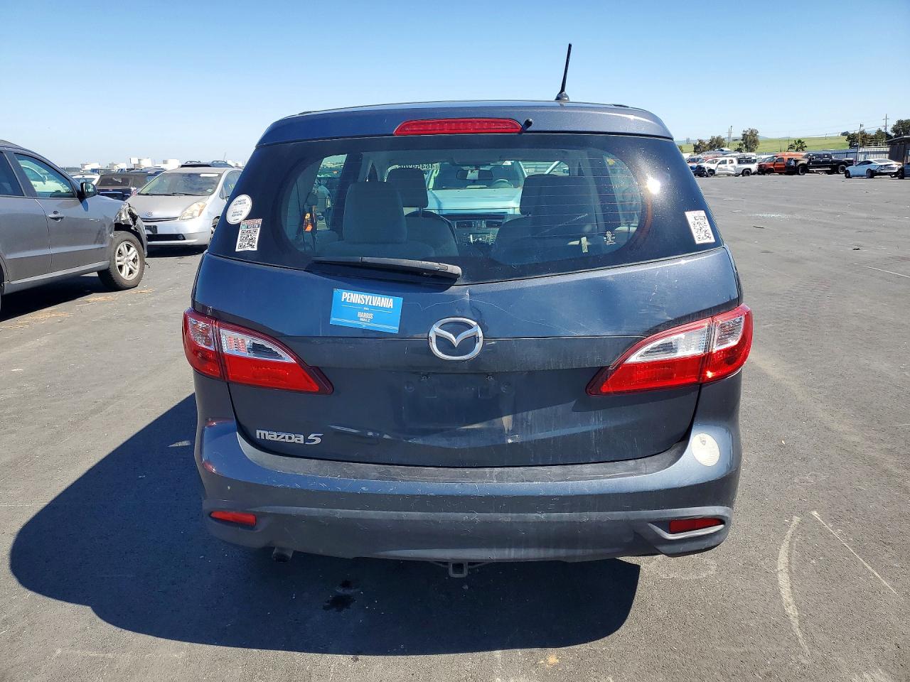 2012 Mazda 5 Charcoal vin: JM1CW2BL3C0113783