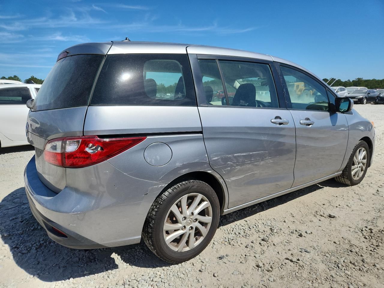 2012 Mazda 5 Silver vin: JM1CW2BL3C0118465