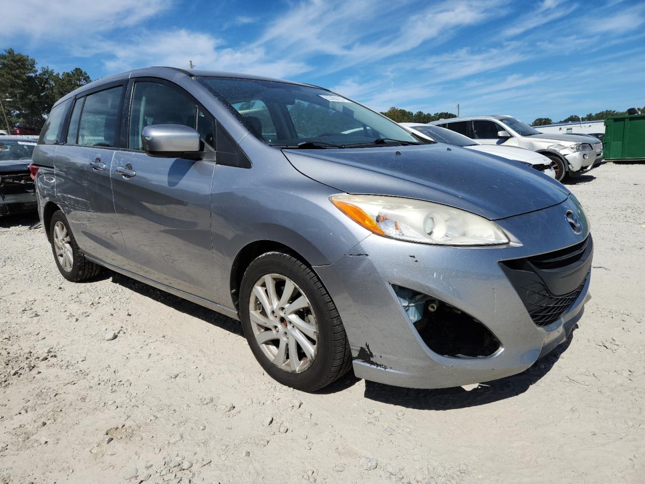 2012 Mazda 5 Silver vin: JM1CW2BL3C0118465