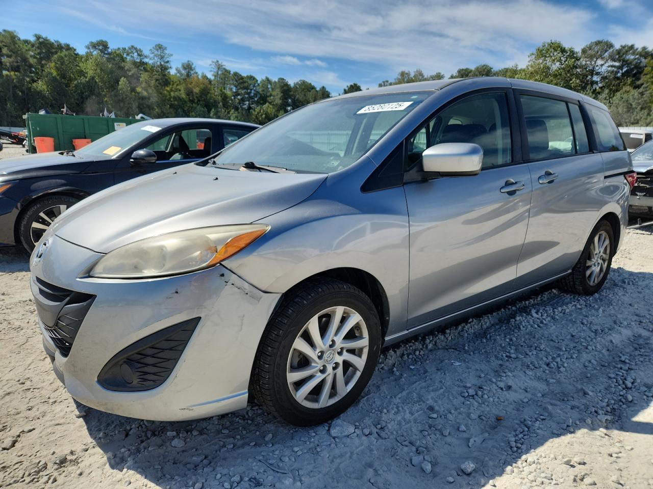 2012 Mazda 5 Silver vin: JM1CW2BL3C0118465