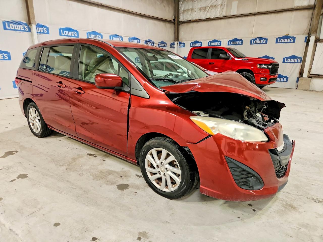 2012 Mazda 5 Red vin: JM1CW2BL3C0144046