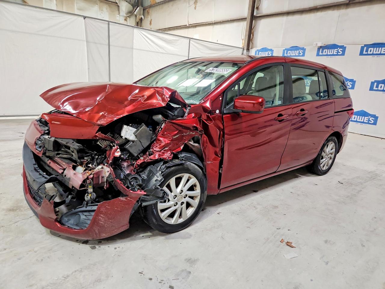 2012 Mazda 5 Red vin: JM1CW2BL3C0144046