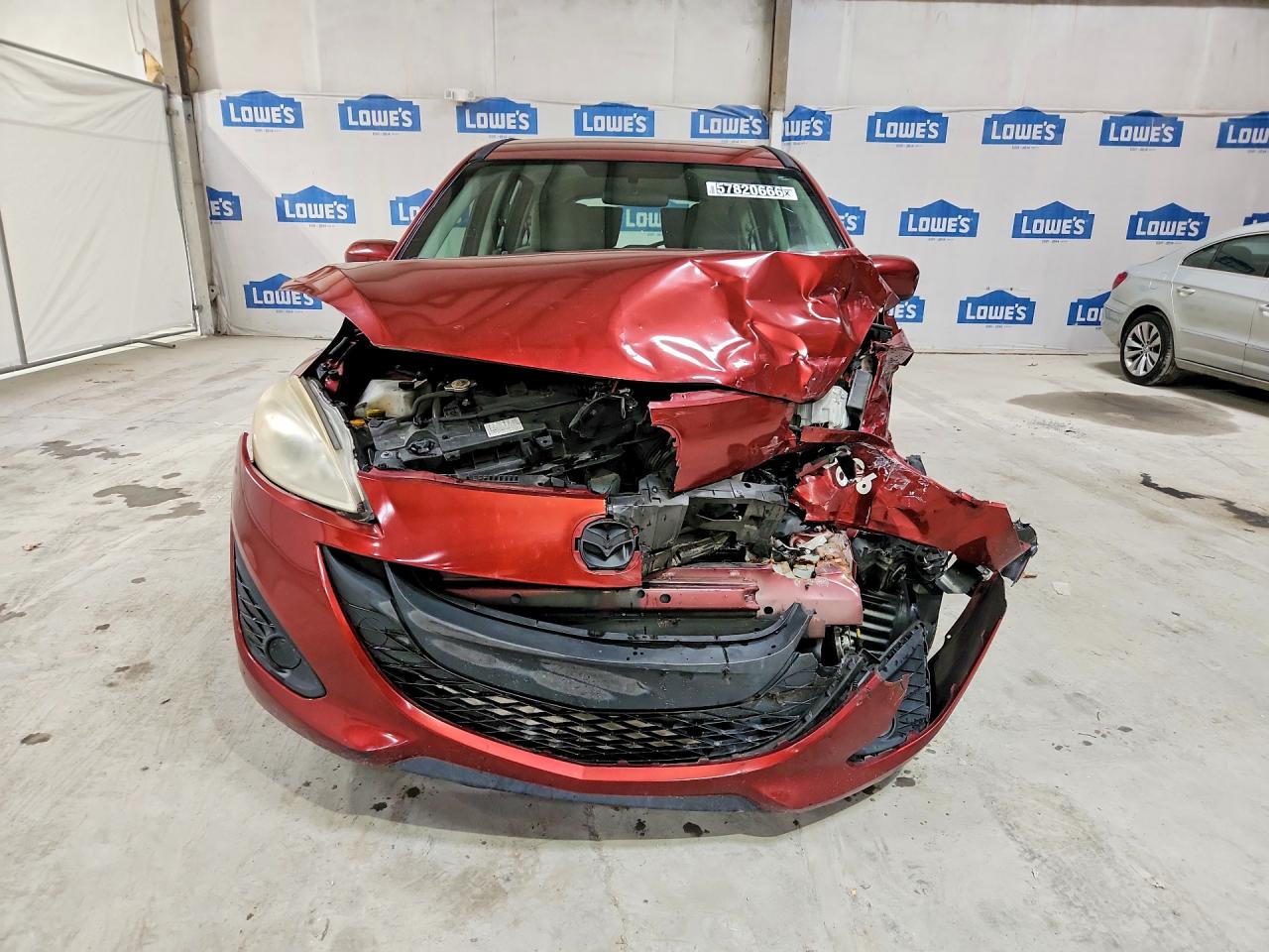 2012 Mazda 5 Red vin: JM1CW2BL3C0144046