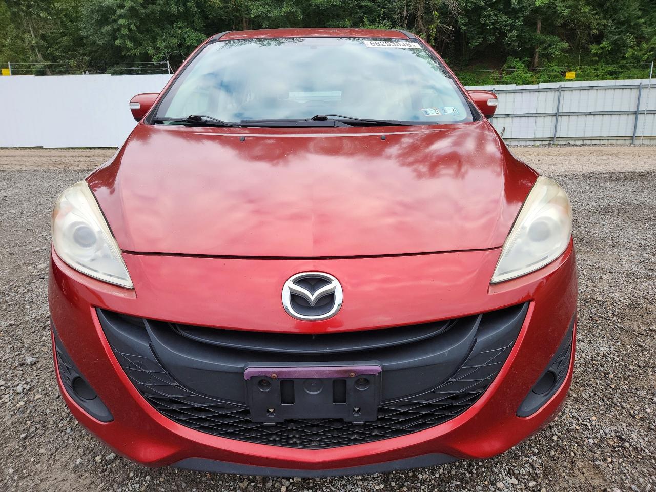 2013 Mazda 5 Красный vin: JM1CW2BL3D0149006