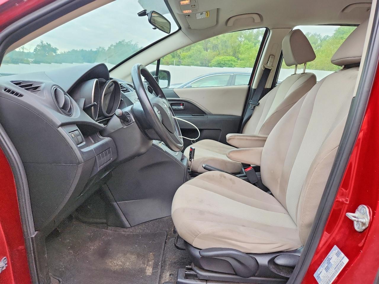 2013 Mazda 5 Красный vin: JM1CW2BL3D0149006