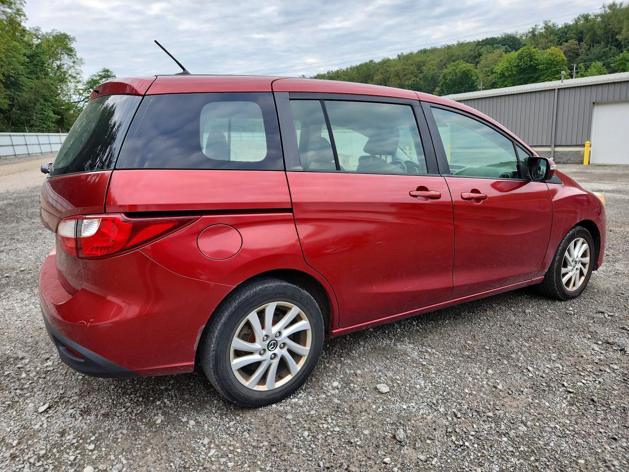 2013 Mazda 5 Красный vin: JM1CW2BL3D0149006