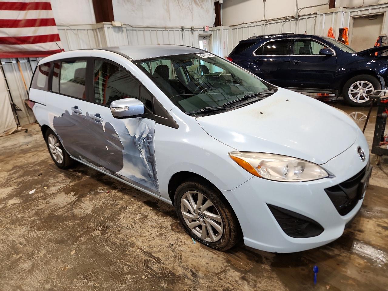 2013 Mazda 5 Blue vin: JM1CW2BL3D0156103