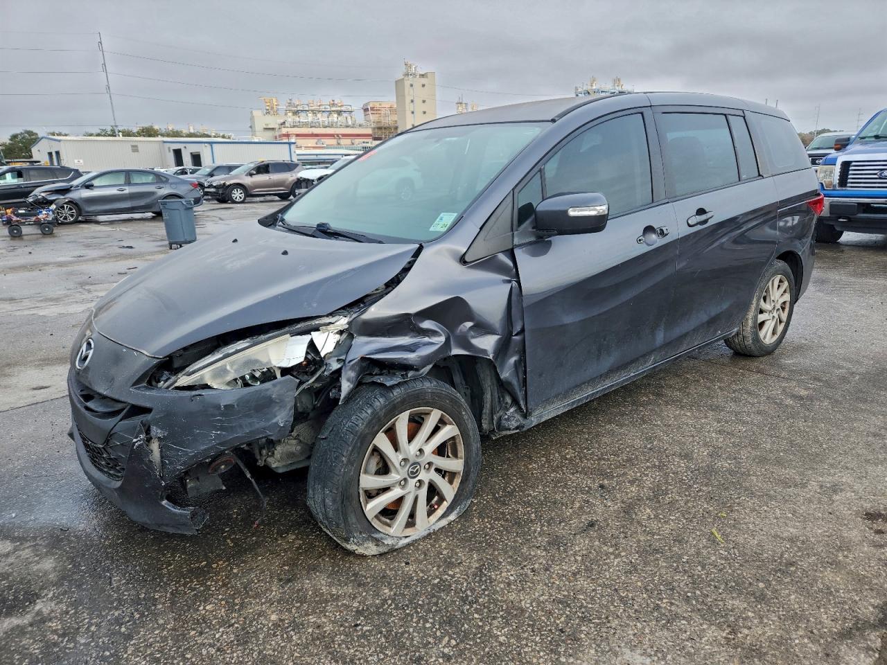 2013 Mazda 5 Gray vin: JM1CW2BL3D0162645
