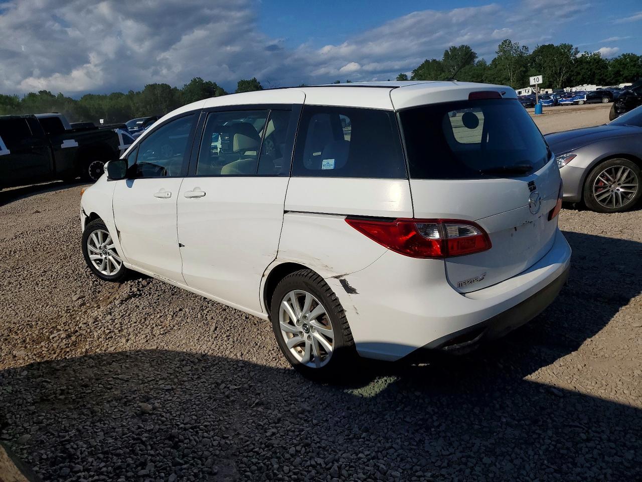 2015 Mazda 5 Sport White vin: JM1CW2BL3F0190609