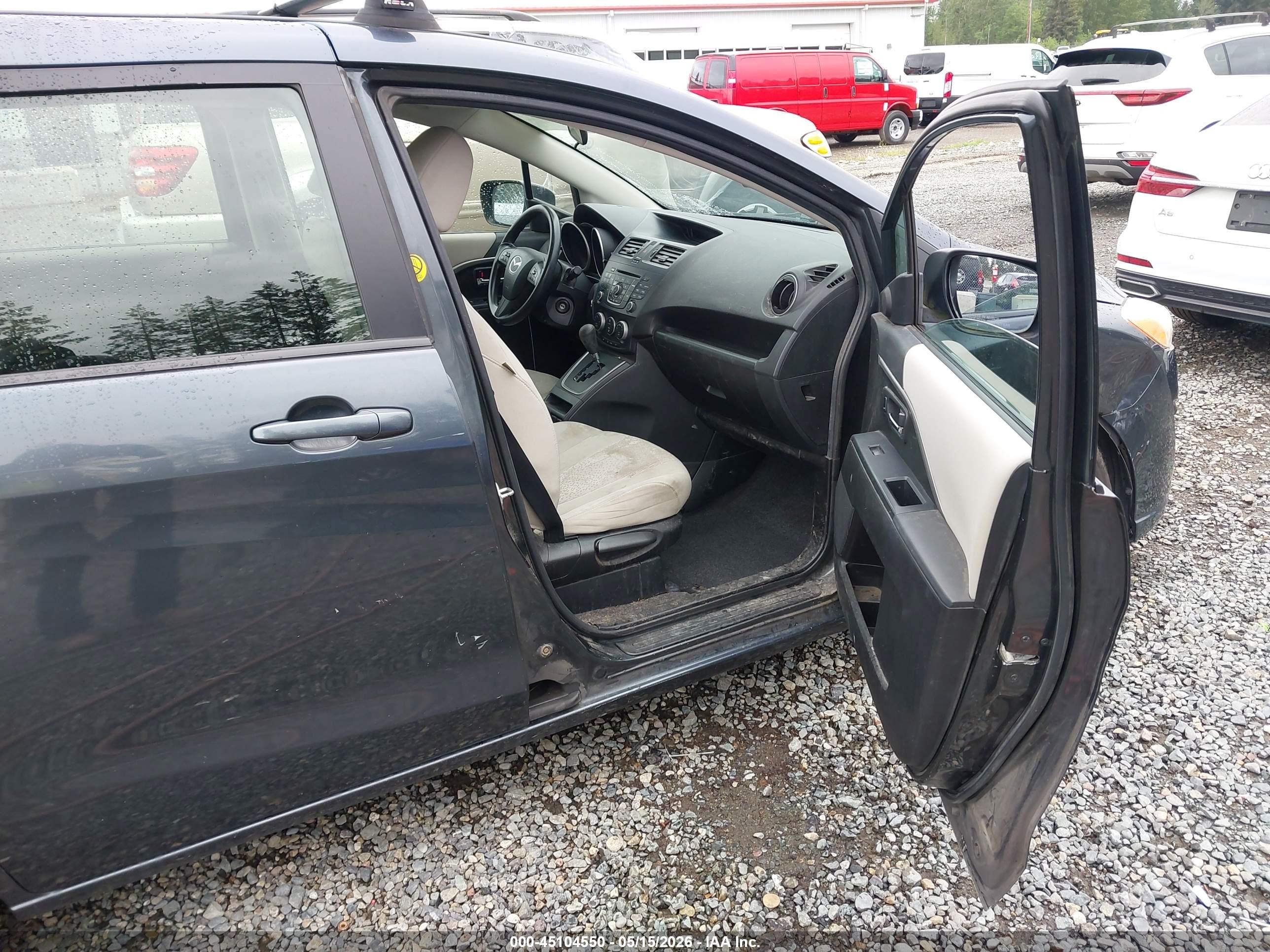 2012 Mazda Mazda5 Sport Gray vin: JM1CW2BL4C0105708