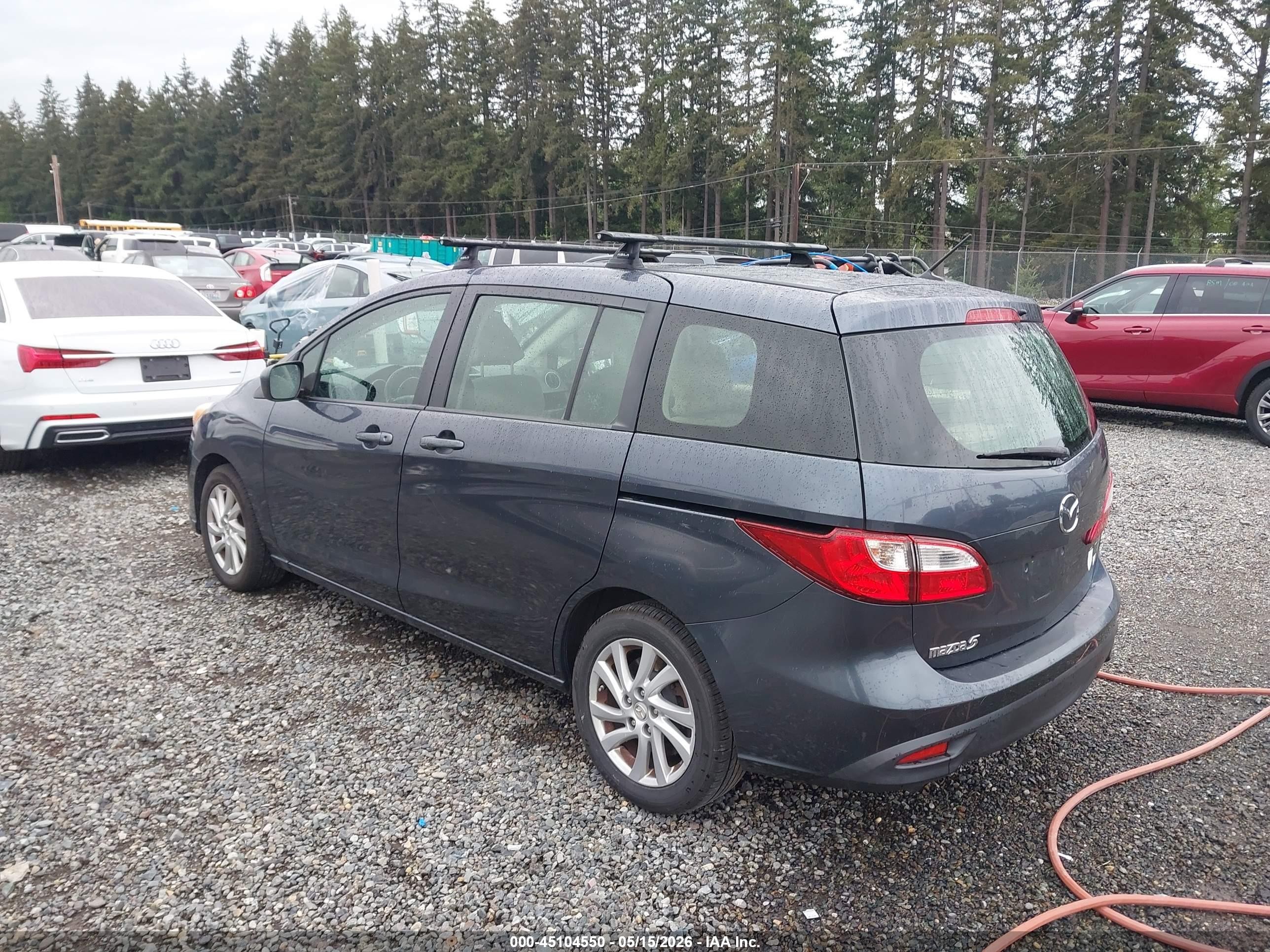 2012 Mazda Mazda5 Sport Gray vin: JM1CW2BL4C0105708