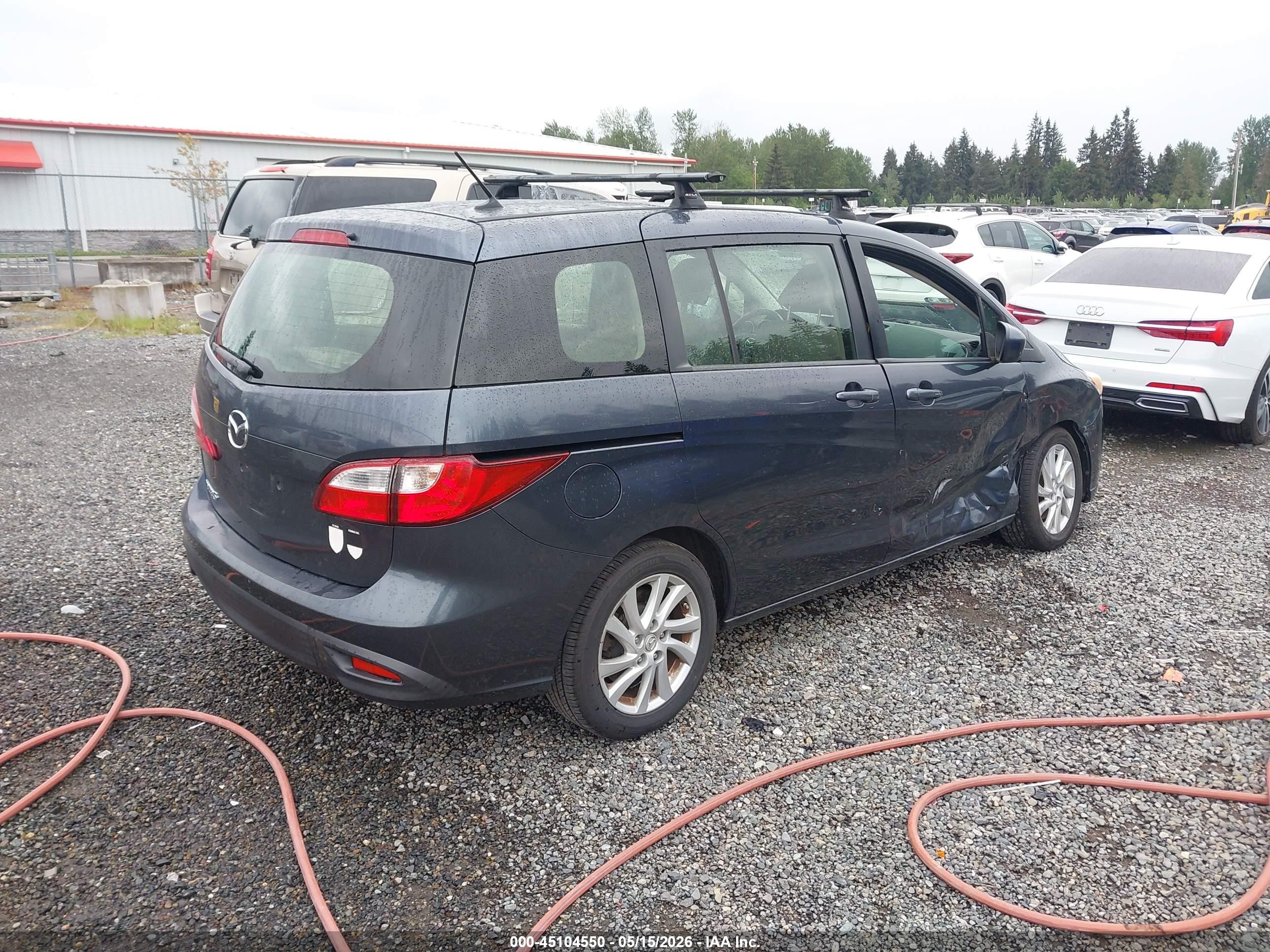 2012 Mazda Mazda5 Sport Gray vin: JM1CW2BL4C0105708