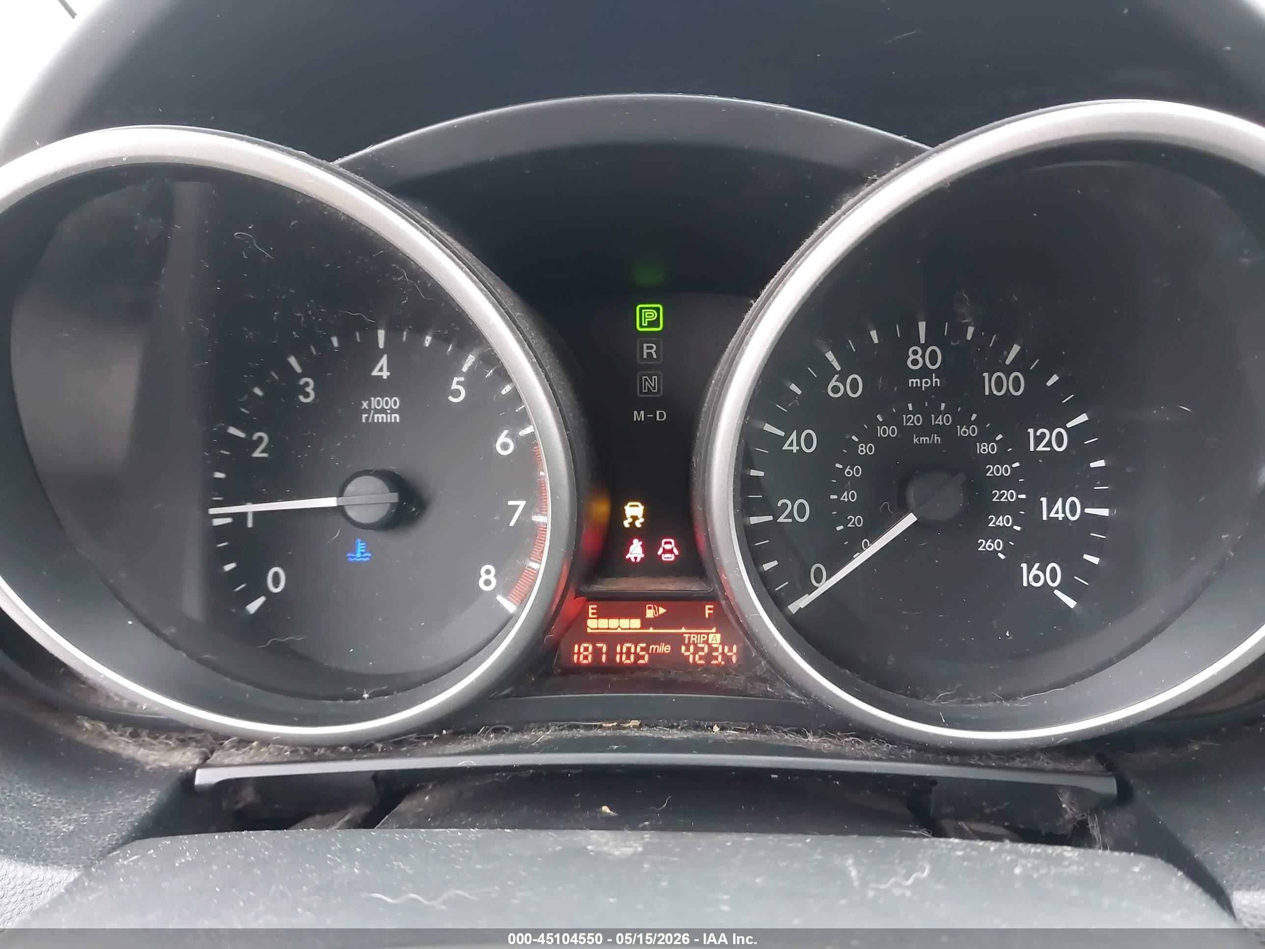 2012 Mazda Mazda5 Sport Gray vin: JM1CW2BL4C0105708