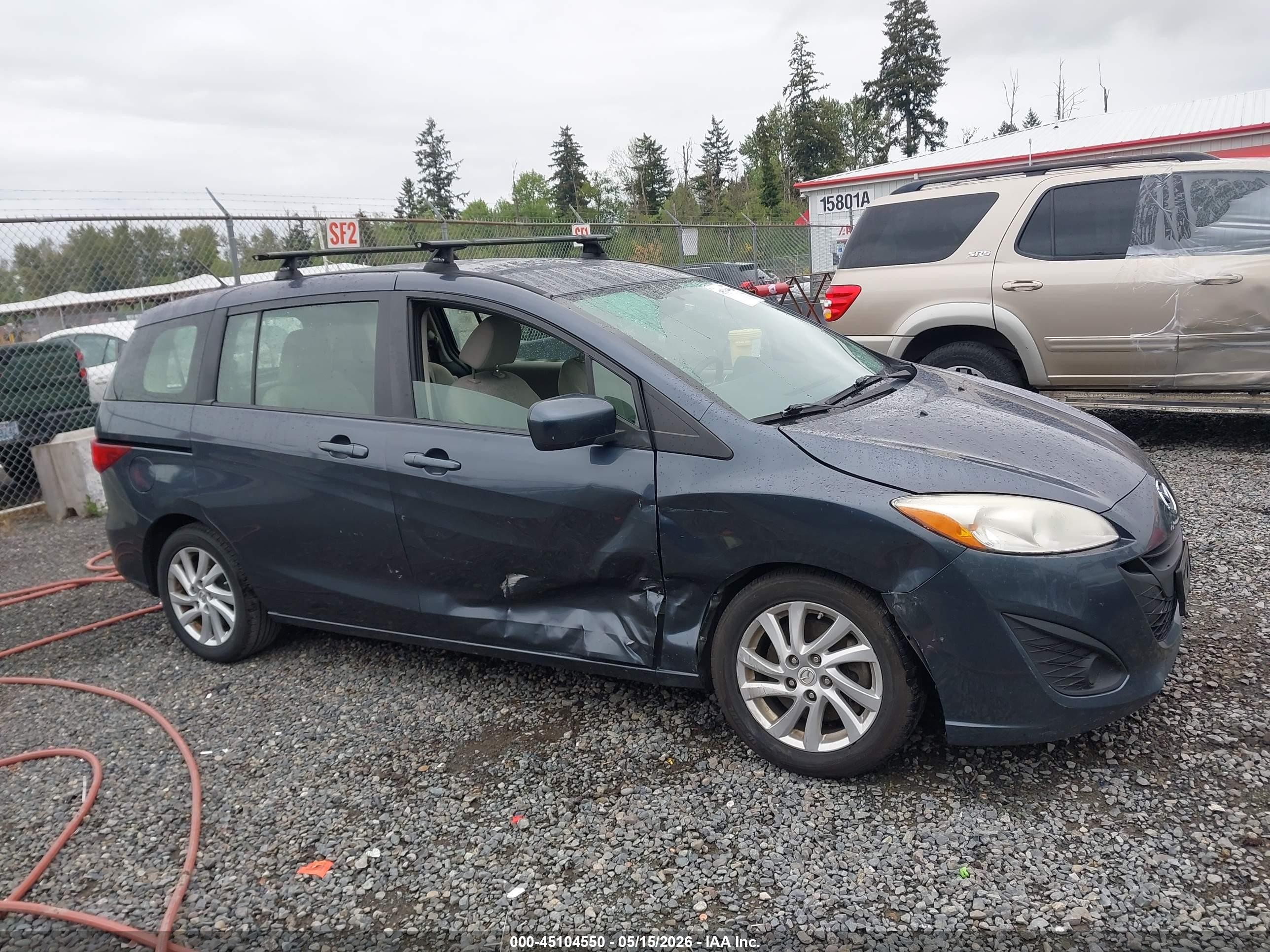 2012 Mazda Mazda5 Sport Gray vin: JM1CW2BL4C0105708