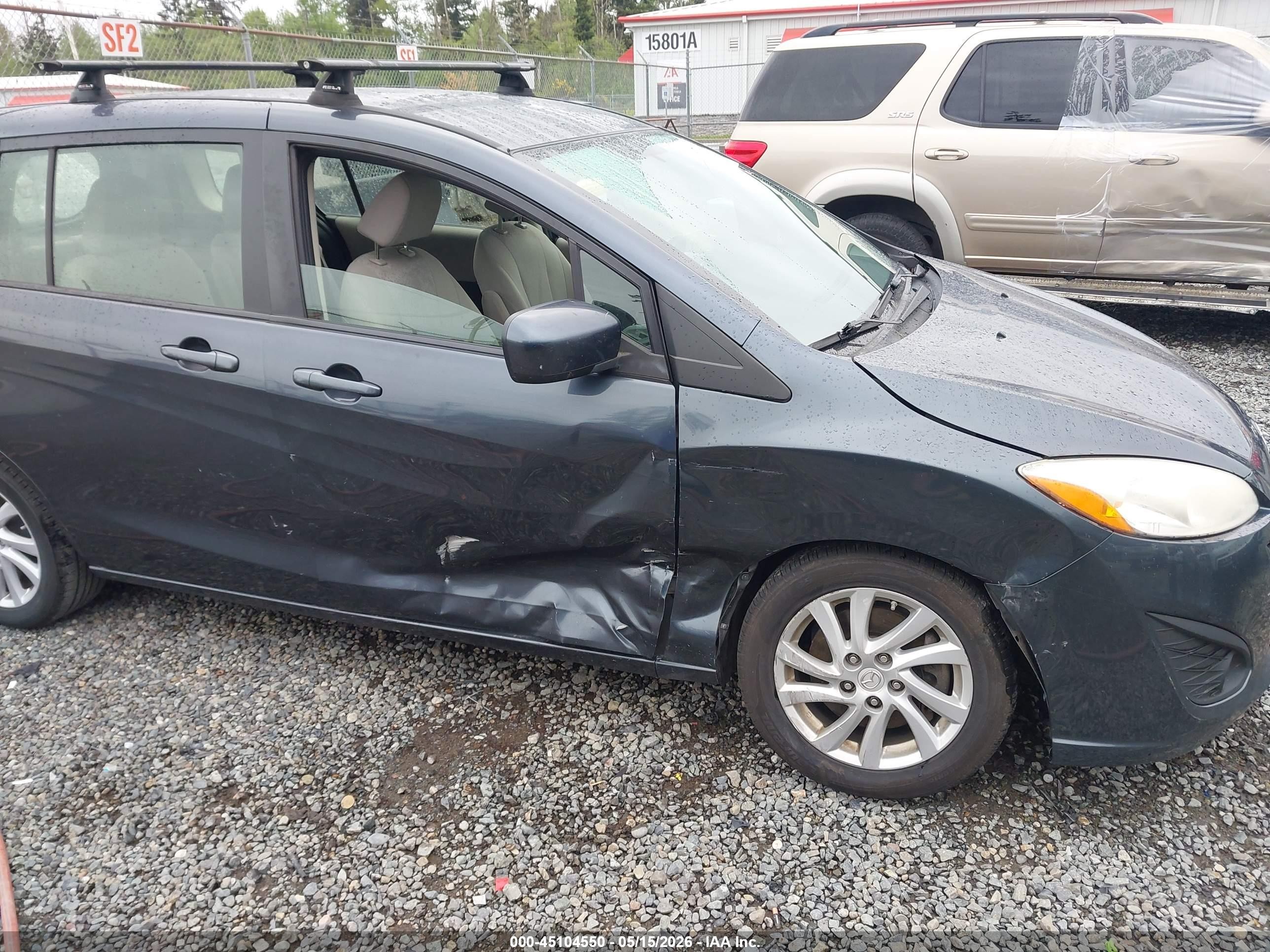 2012 Mazda Mazda5 Sport Gray vin: JM1CW2BL4C0105708