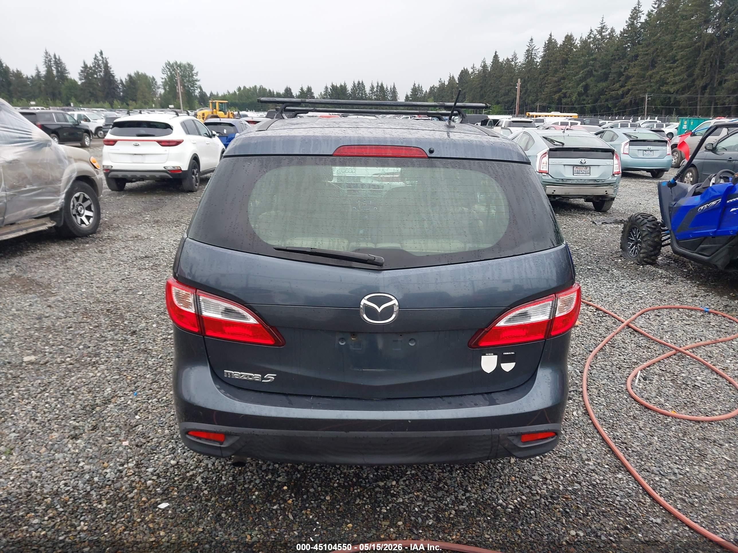 2012 Mazda Mazda5 Sport Gray vin: JM1CW2BL4C0105708