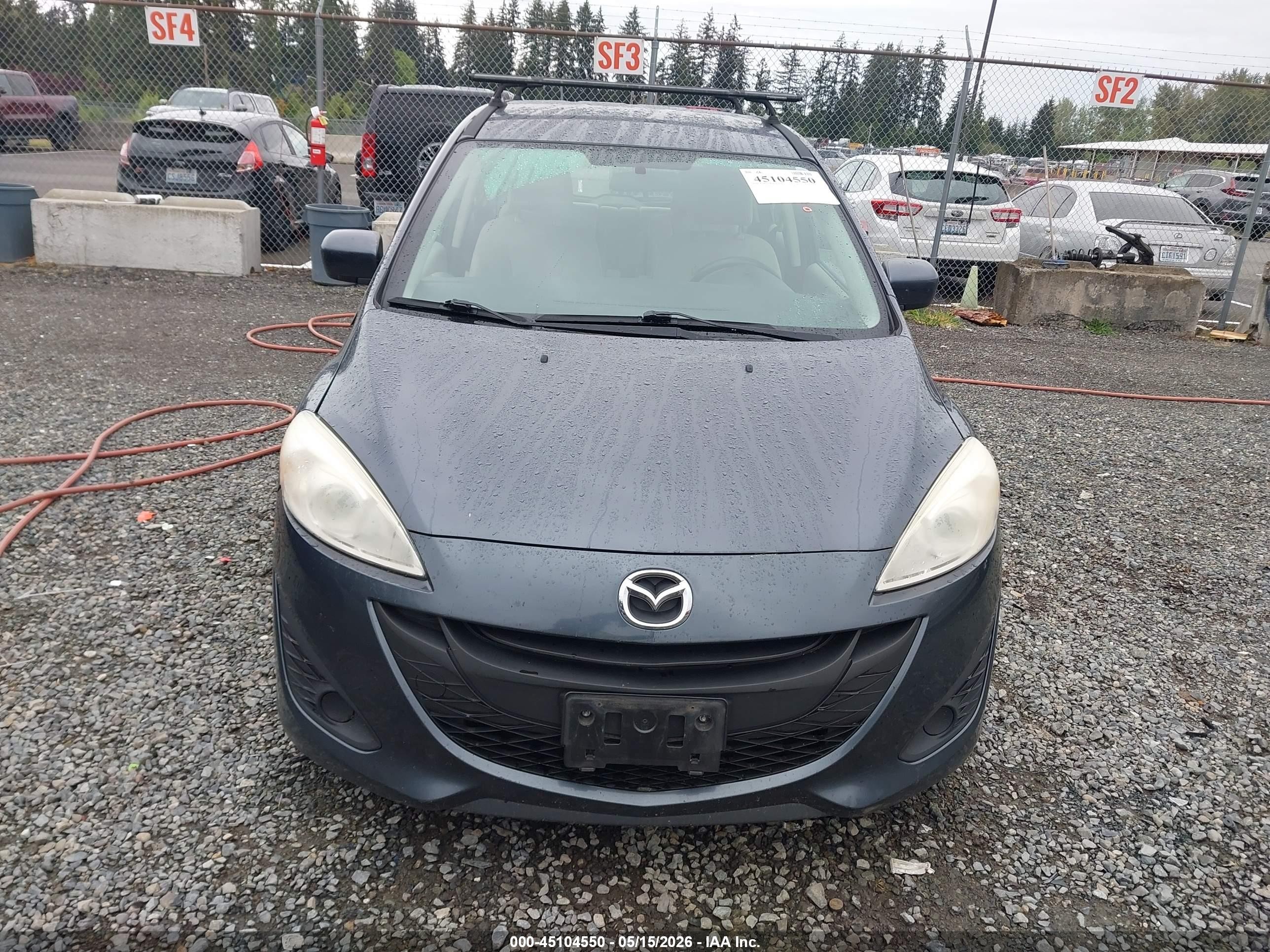 2012 Mazda Mazda5 Sport Gray vin: JM1CW2BL4C0105708