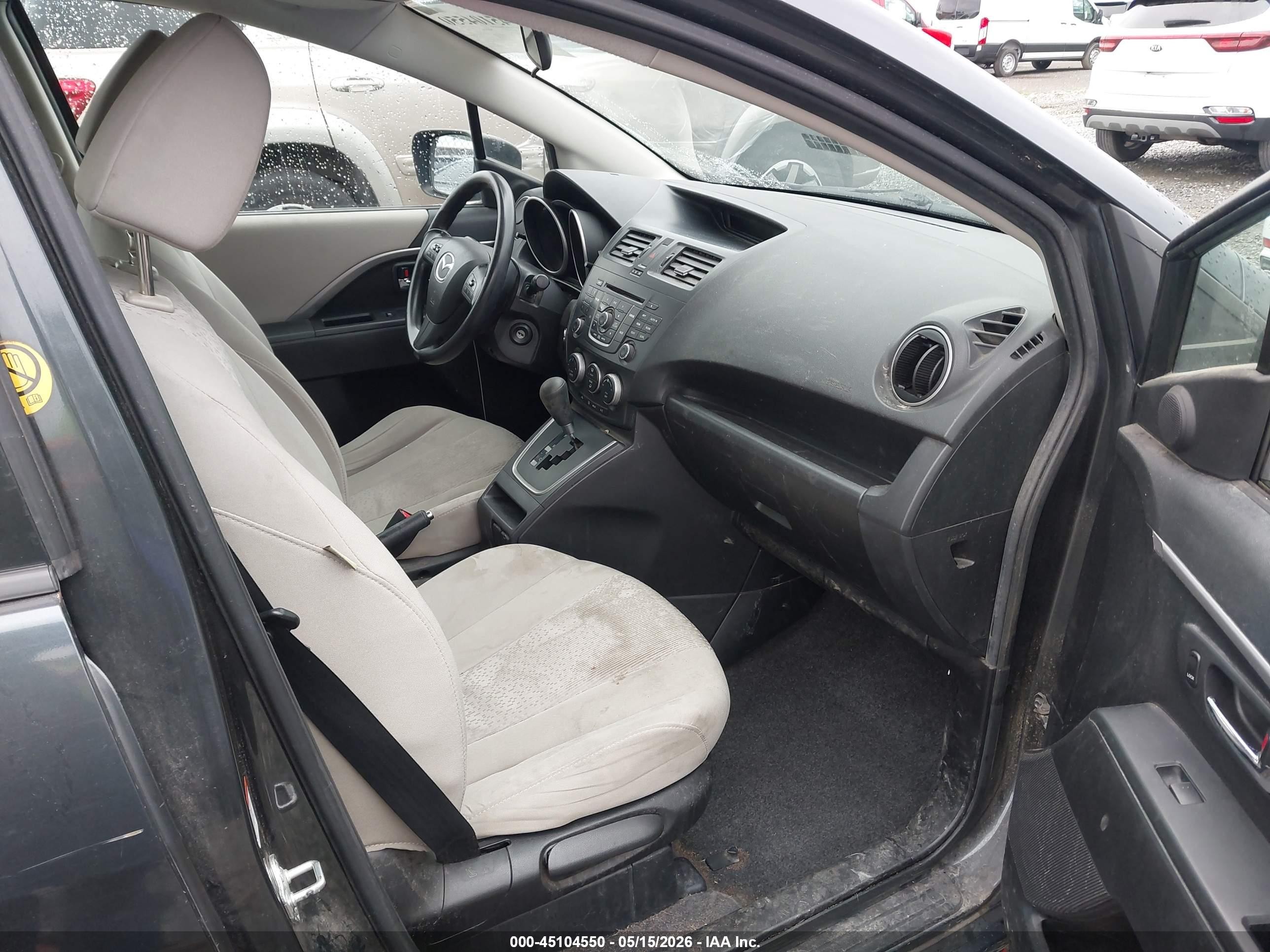 2012 Mazda Mazda5 Sport Gray vin: JM1CW2BL4C0105708
