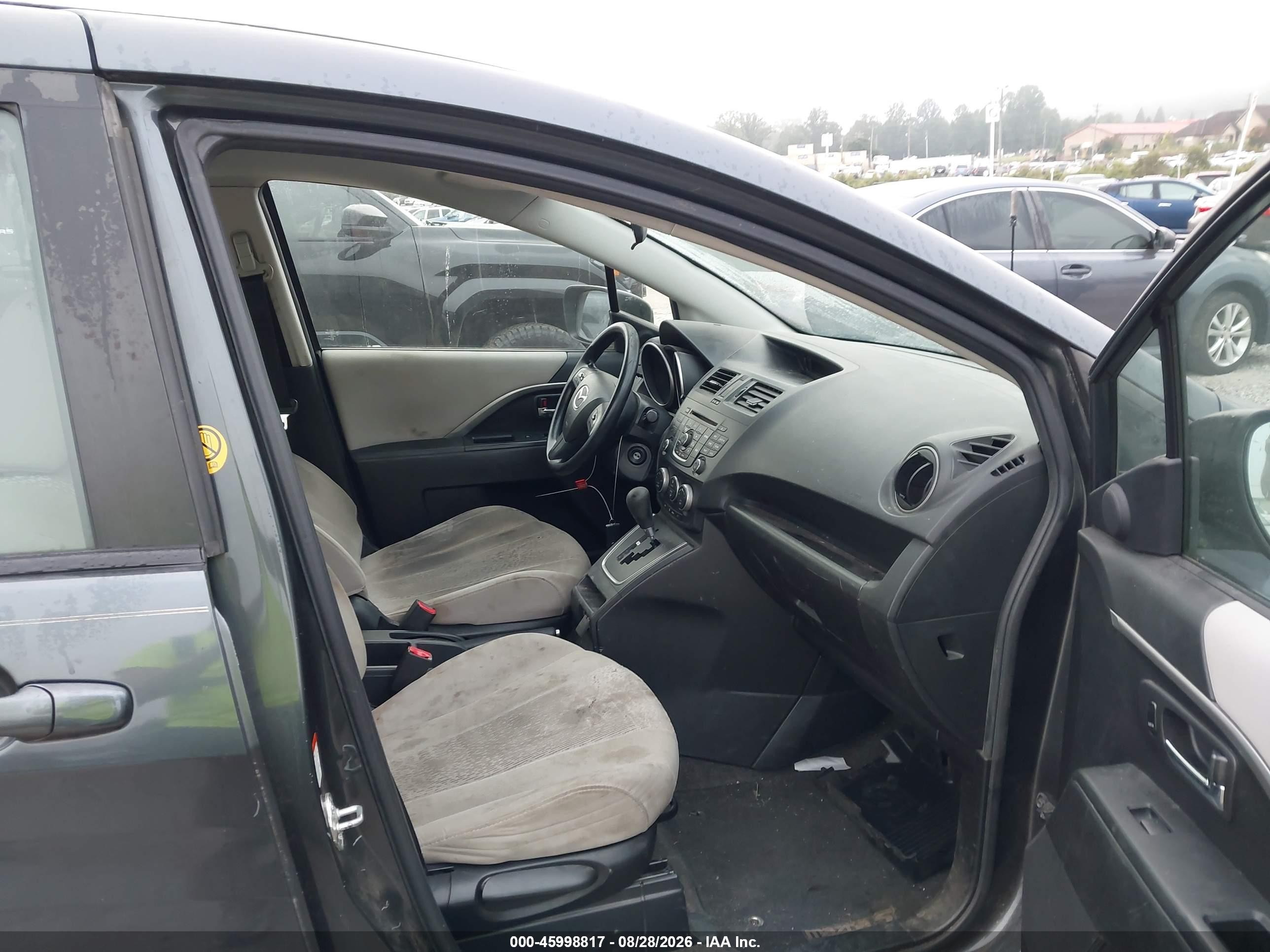2012 Mazda Mazda5 Sport Gray vin: JM1CW2BL4C0109483