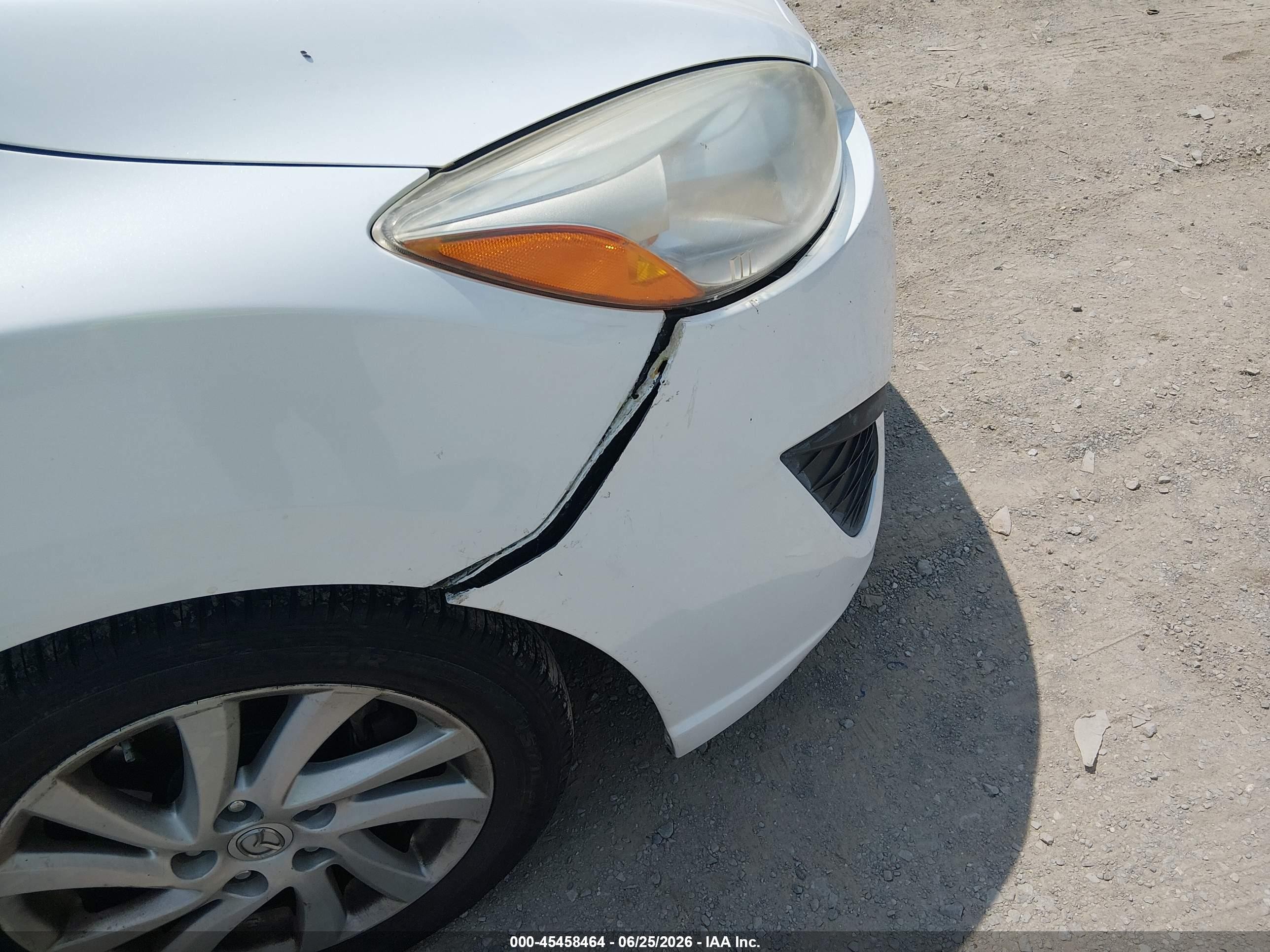2012 Mazda Mazda5 Sport White vin: JM1CW2BL4C0111055