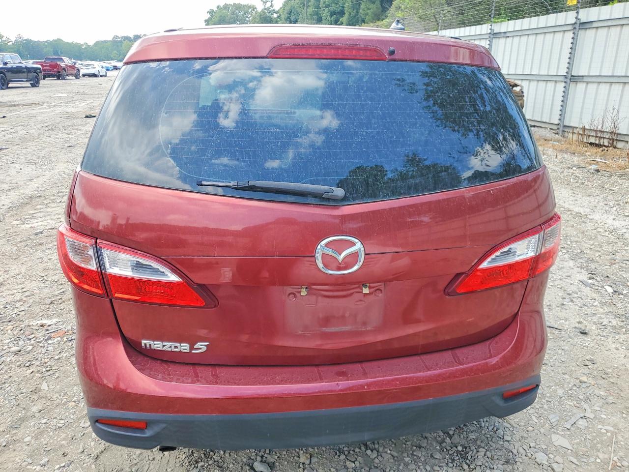 2012 Mazda 5 Burgundy vin: JM1CW2BL4C0118829