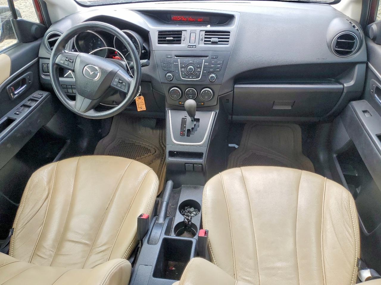2012 Mazda 5 Burgundy vin: JM1CW2BL4C0118829