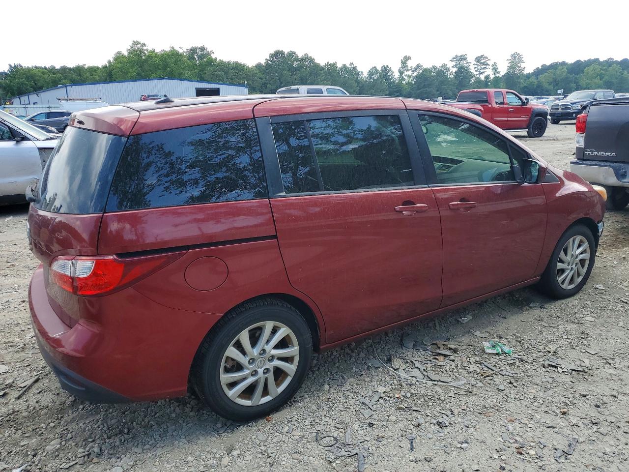 2012 Mazda 5 Burgundy vin: JM1CW2BL4C0118829