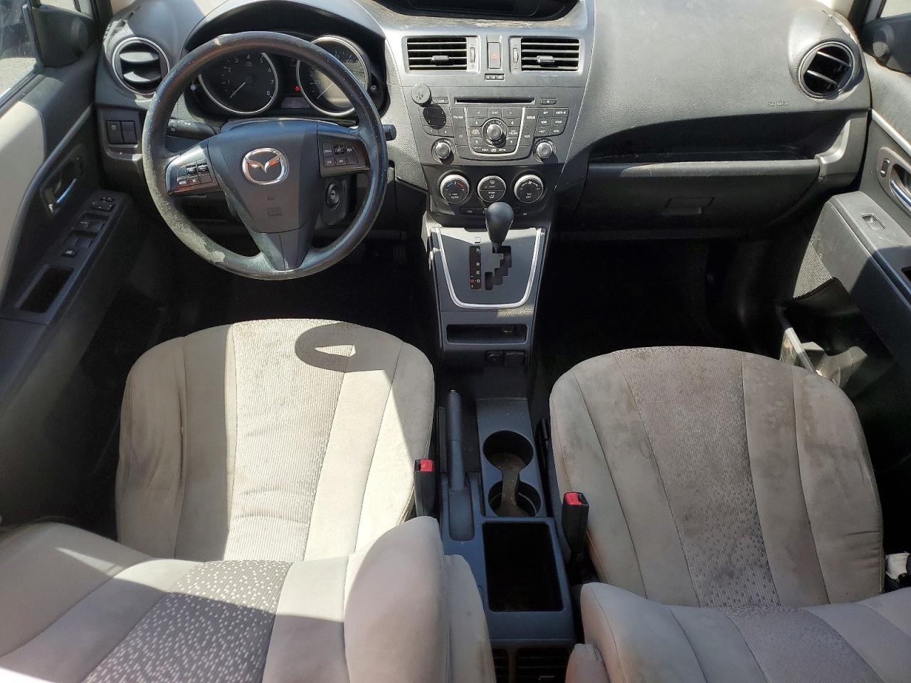 2012 Mazda 5 White vin: JM1CW2BL4C0129670