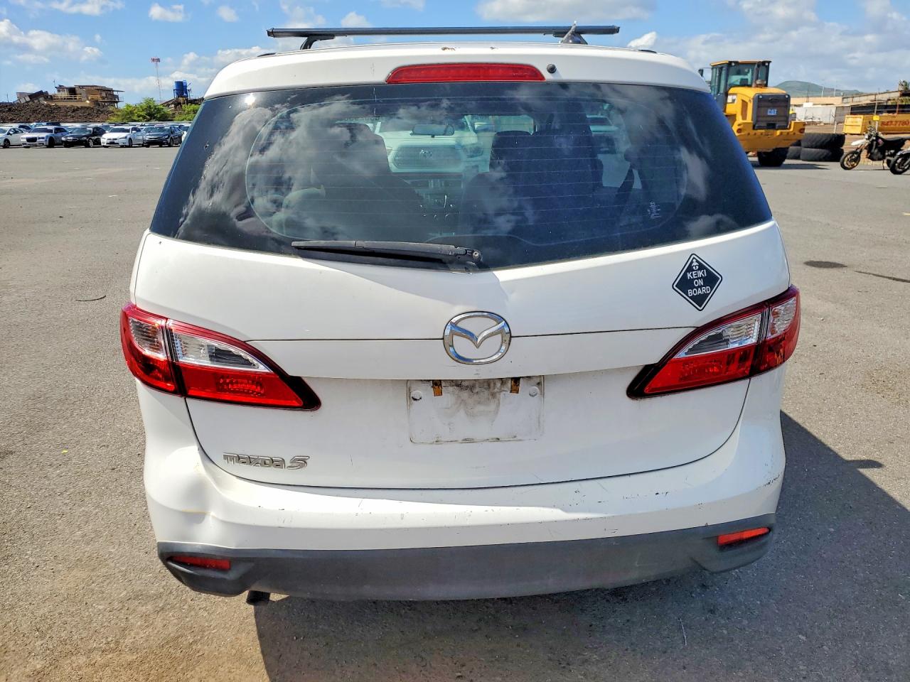 2012 Mazda 5 White vin: JM1CW2BL4C0129670
