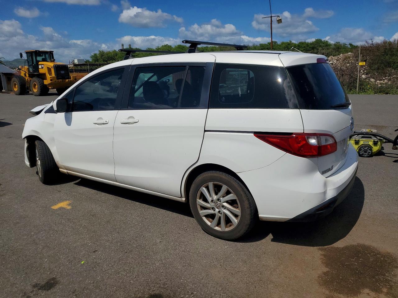 2012 Mazda 5 White vin: JM1CW2BL4C0129670