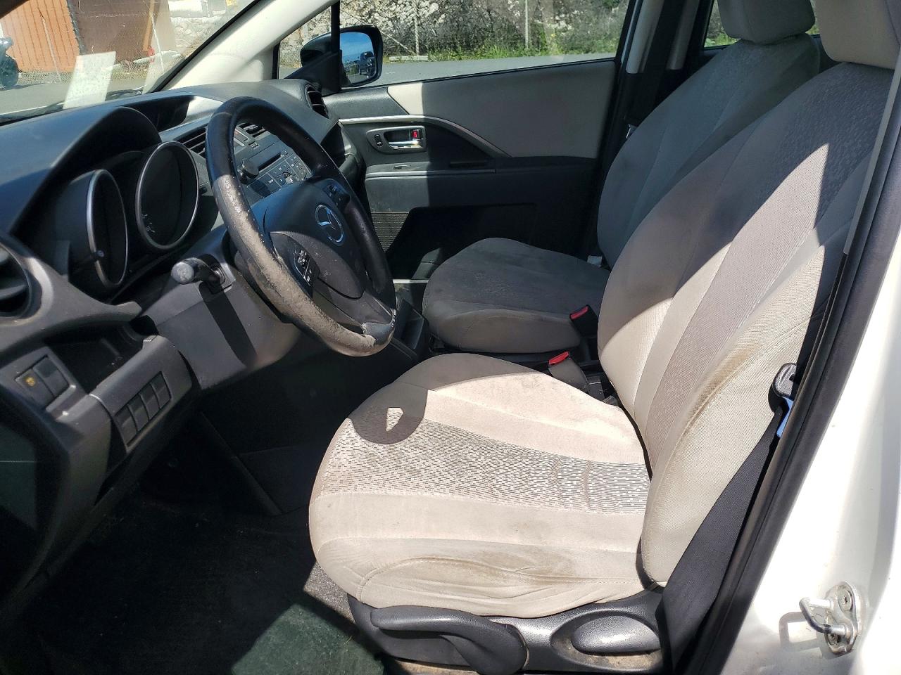 2012 Mazda 5 White vin: JM1CW2BL4C0129670