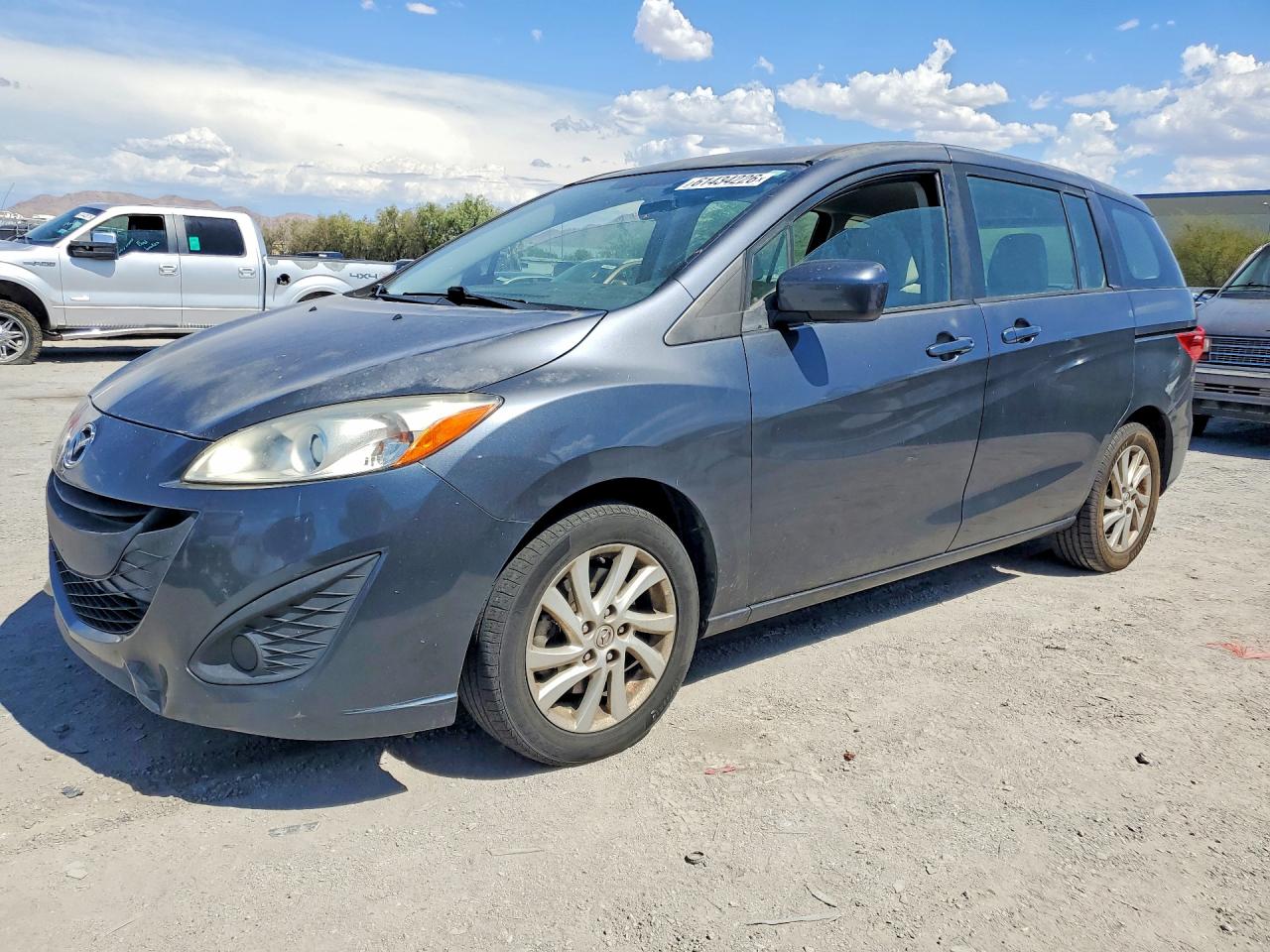 2012 Mazda 5 Charcoal vin: JM1CW2BL4C0135842