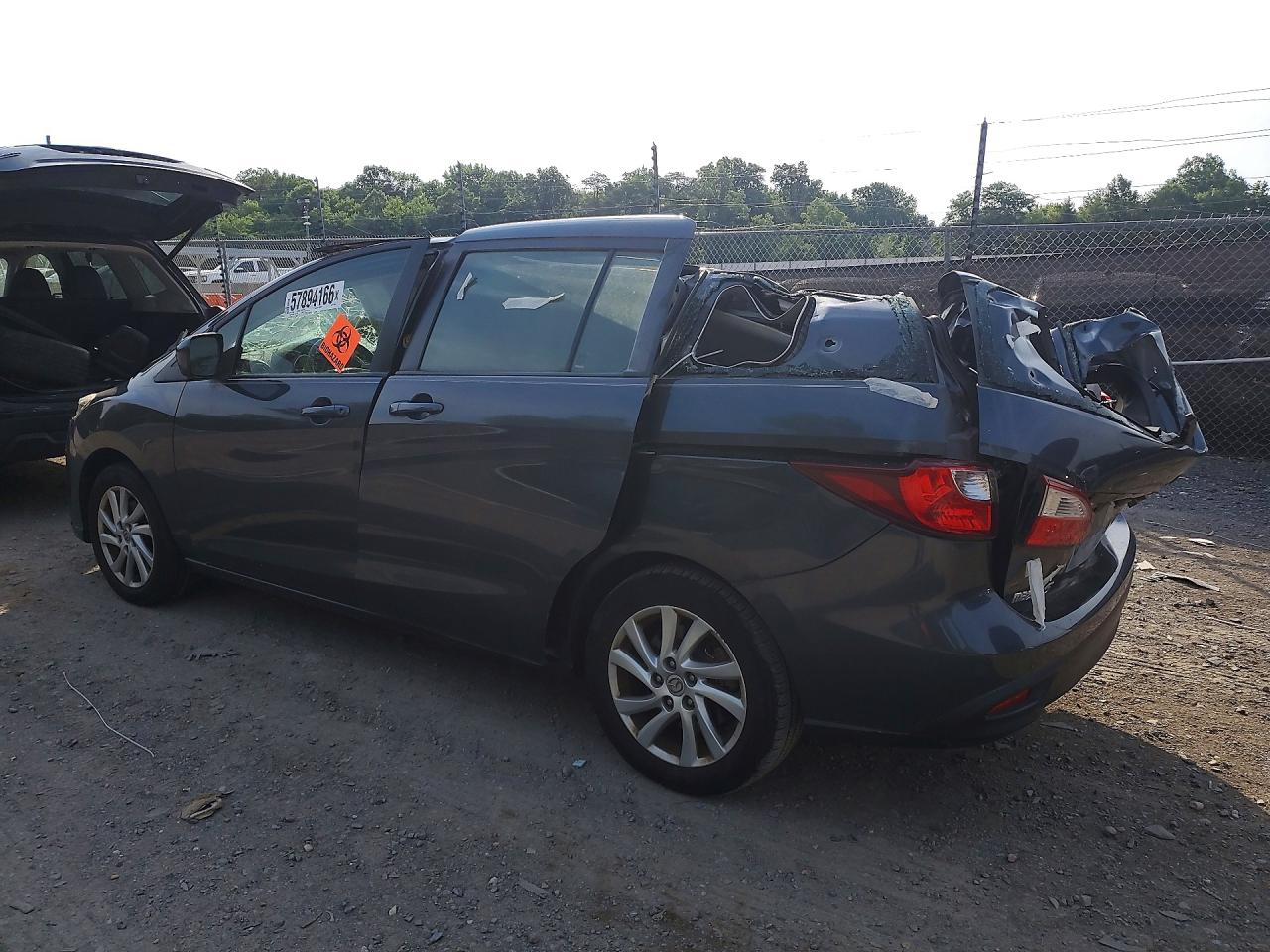 2012 Mazda 5 Gray vin: JM1CW2BL4C0142614