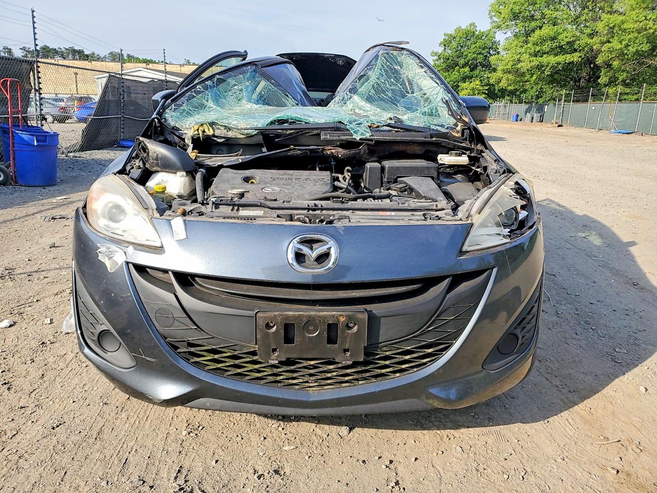2012 Mazda 5 Gray vin: JM1CW2BL4C0142614