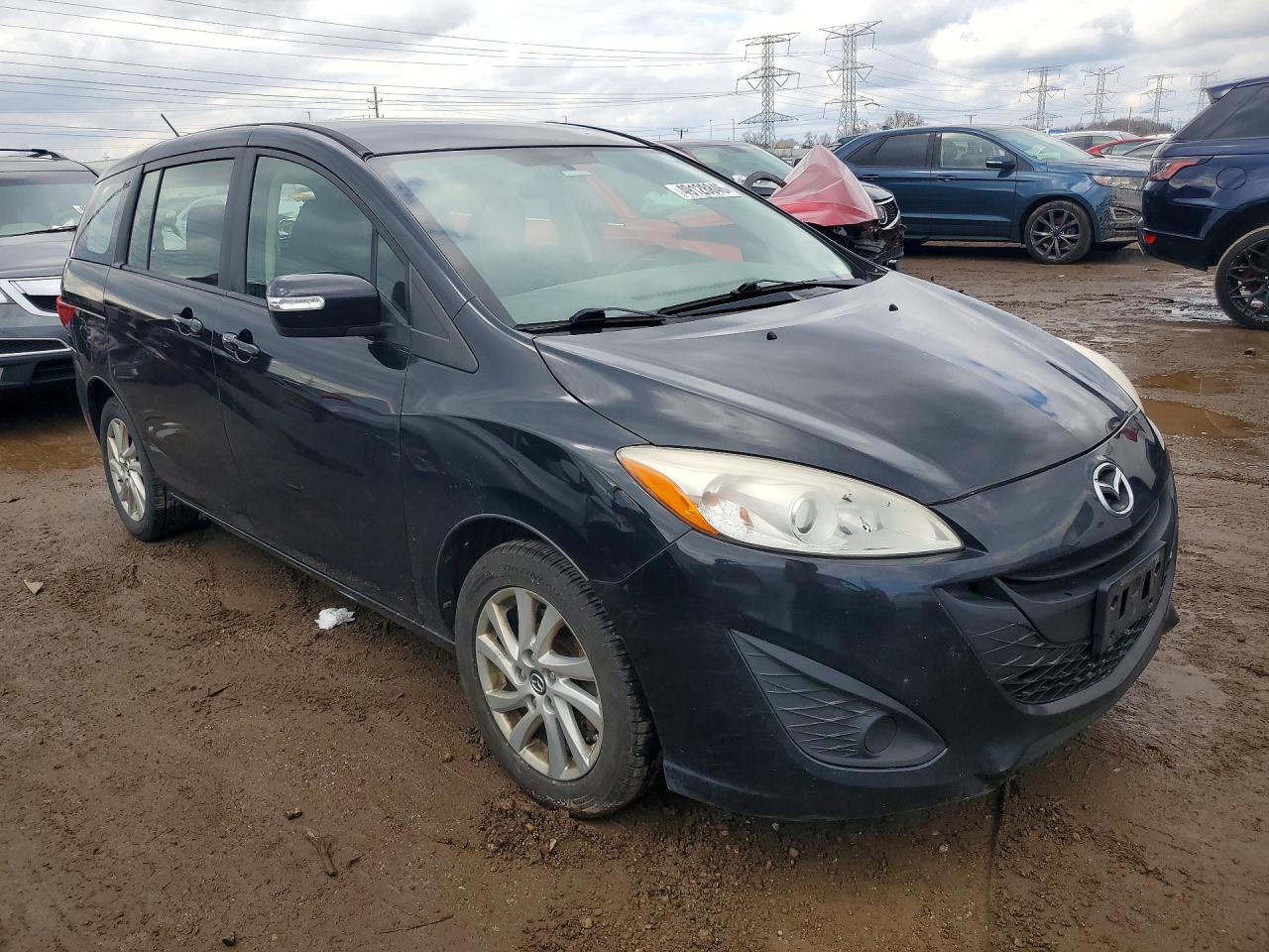 2013 Mazda 5 Black vin: JM1CW2BL4D0153615
