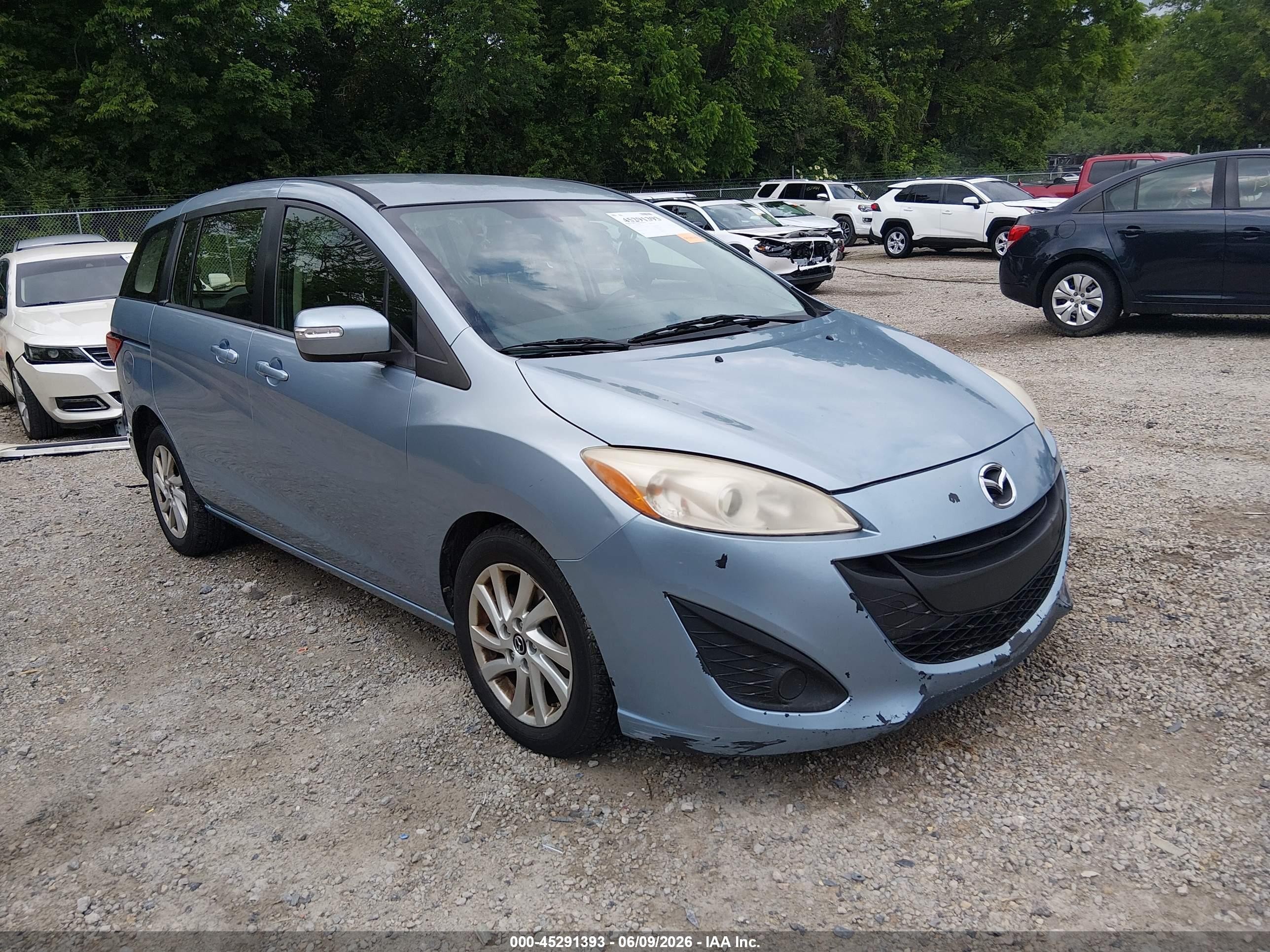 2013 Mazda Mazda5 Sport Light Blue vin: JM1CW2BL4D0161665