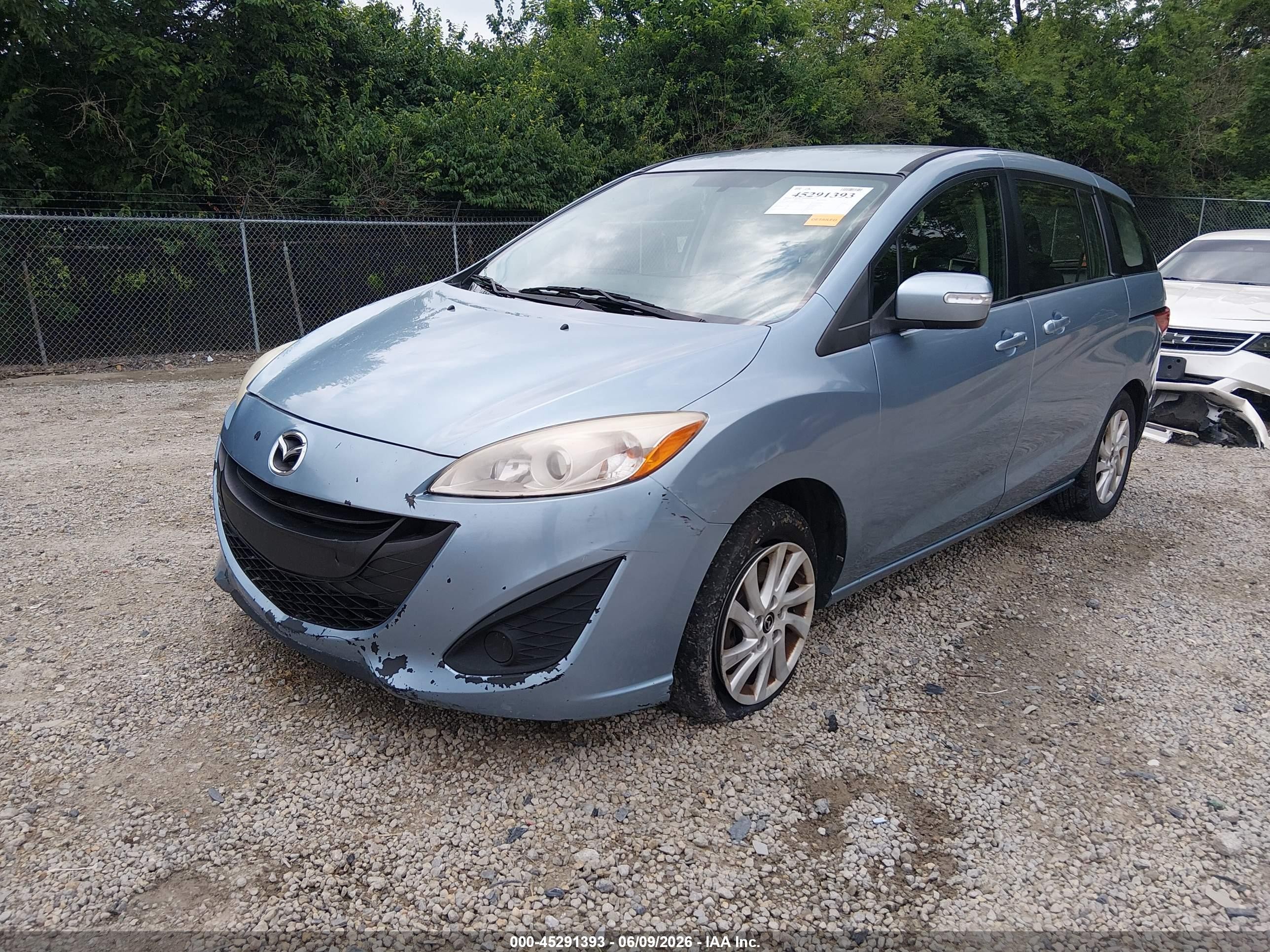 2013 Mazda Mazda5 Sport Light Blue vin: JM1CW2BL4D0161665
