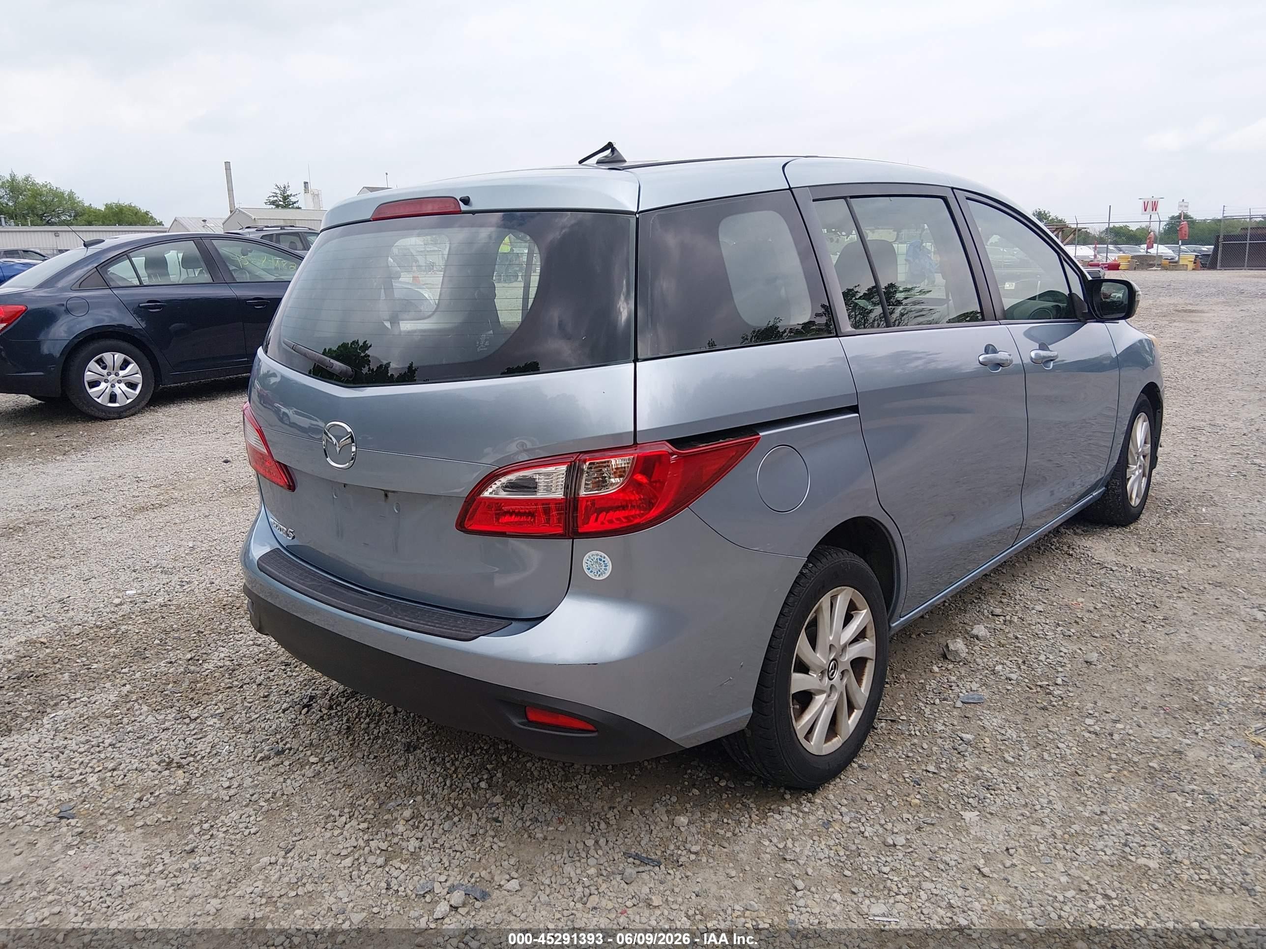 2013 Mazda Mazda5 Sport Light Blue vin: JM1CW2BL4D0161665