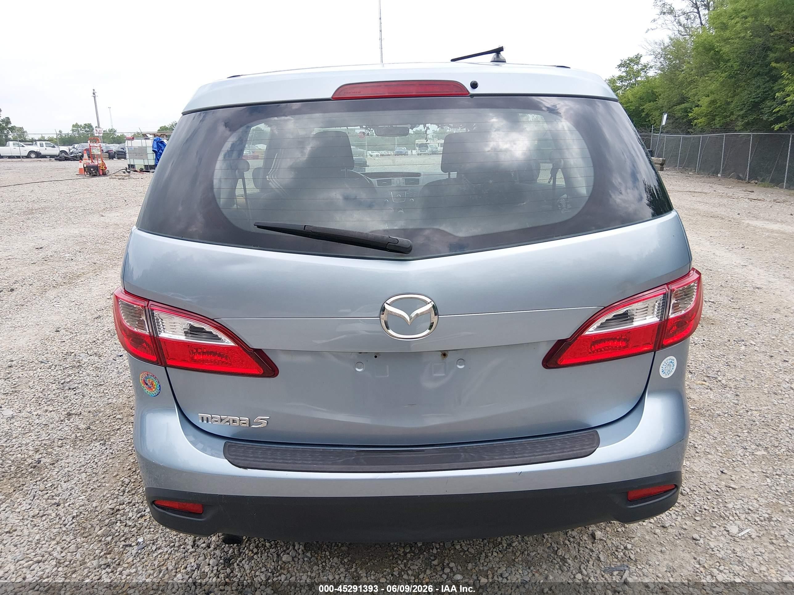 2013 Mazda Mazda5 Sport Light Blue vin: JM1CW2BL4D0161665