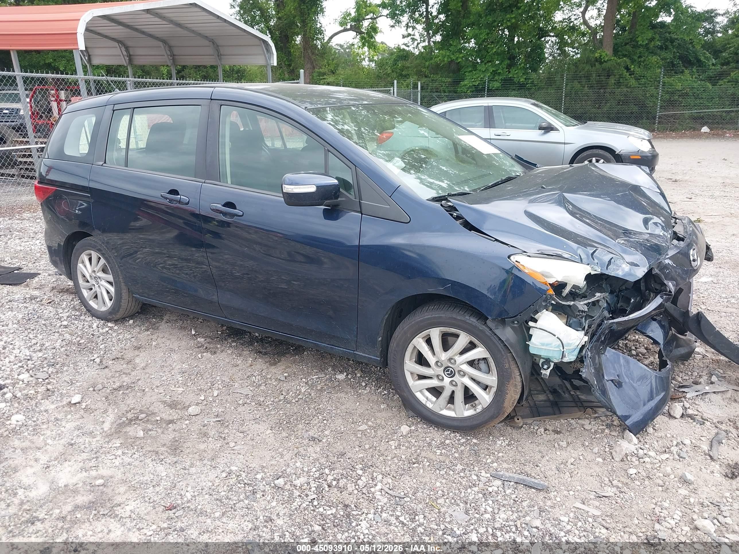 2014 Mazda Mazda5 Sport Dark Blue vin: JM1CW2BL4E0178144