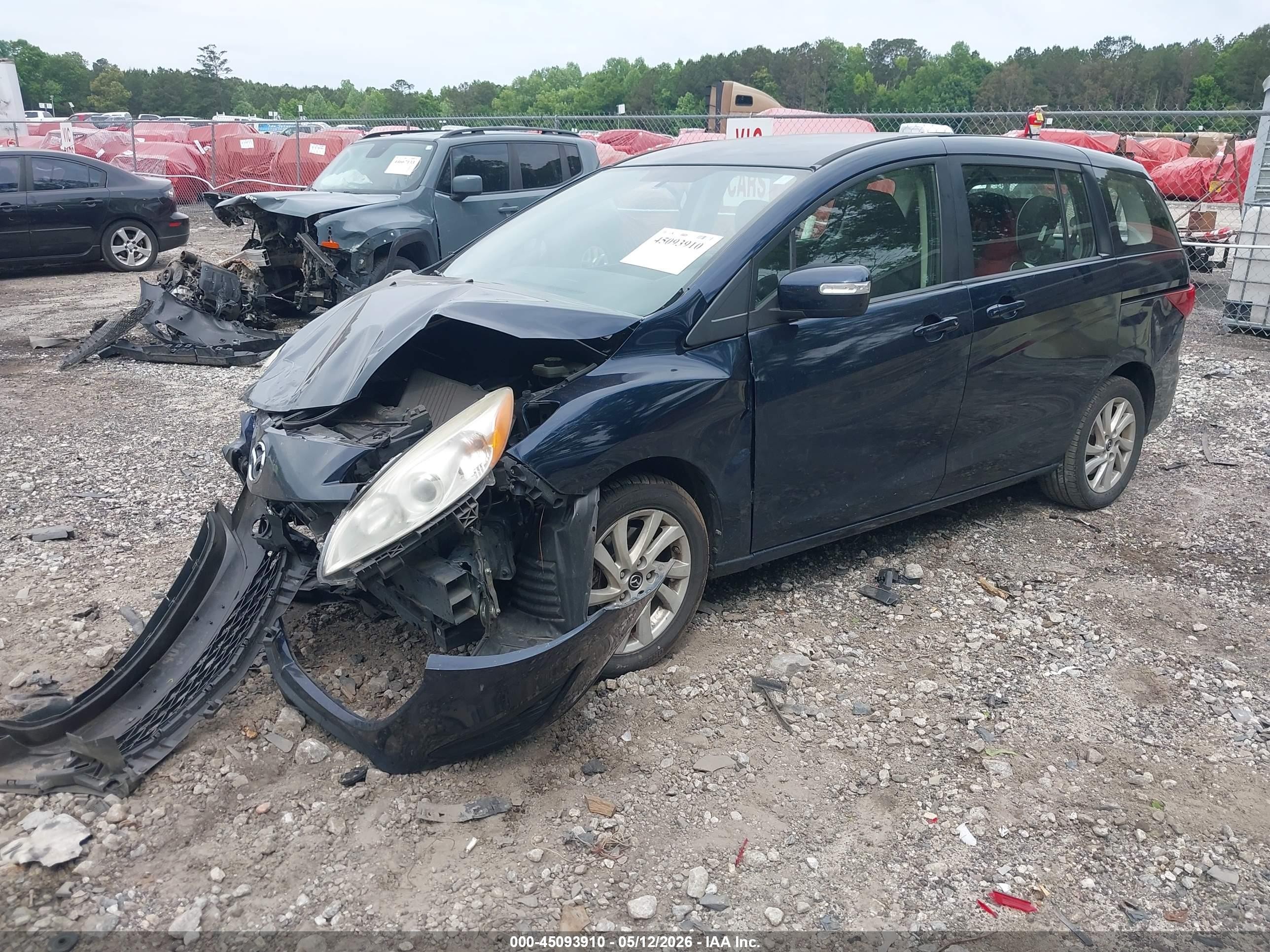 2014 Mazda Mazda5 Sport Dark Blue vin: JM1CW2BL4E0178144