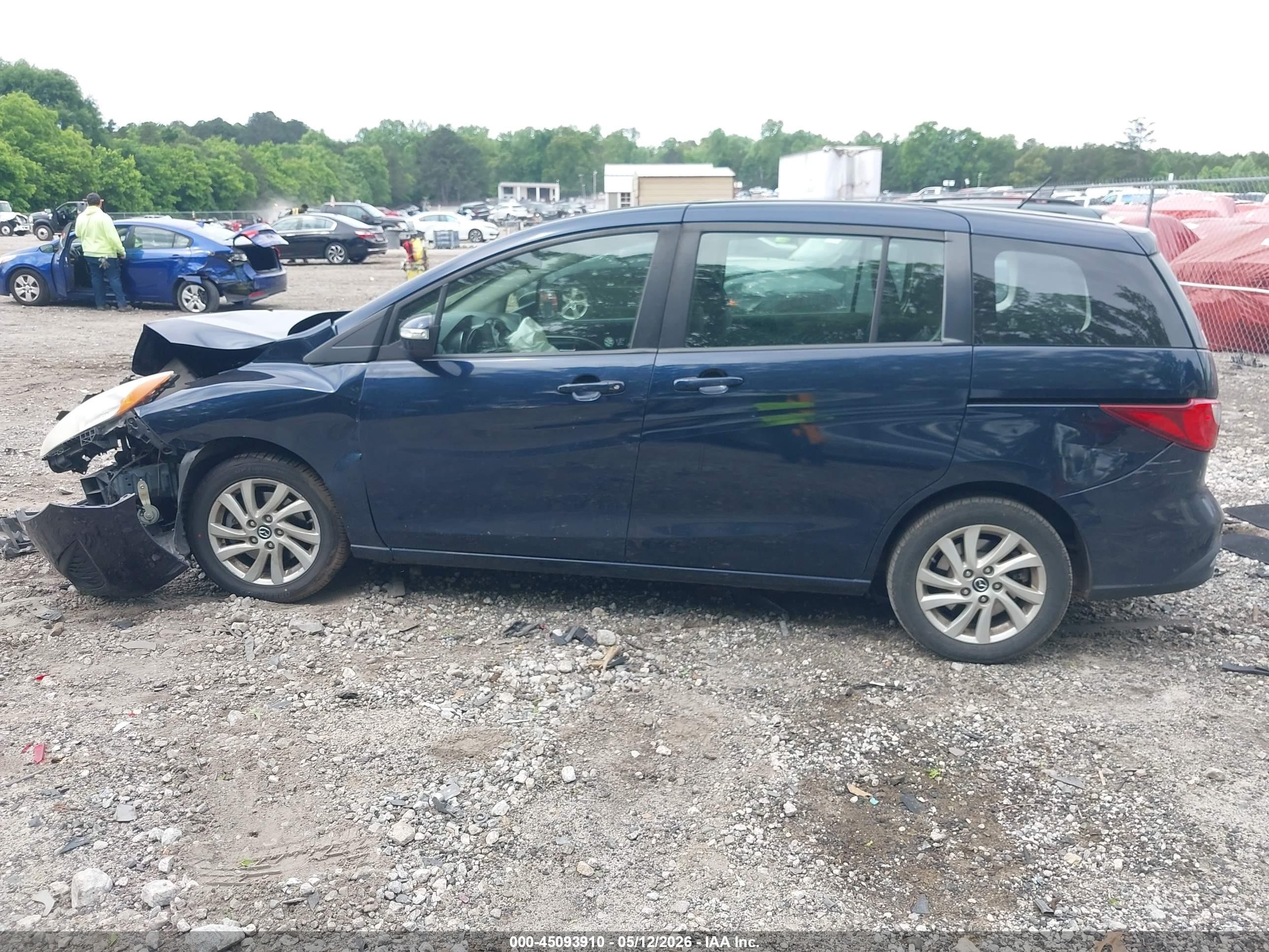 2014 Mazda Mazda5 Sport Dark Blue vin: JM1CW2BL4E0178144