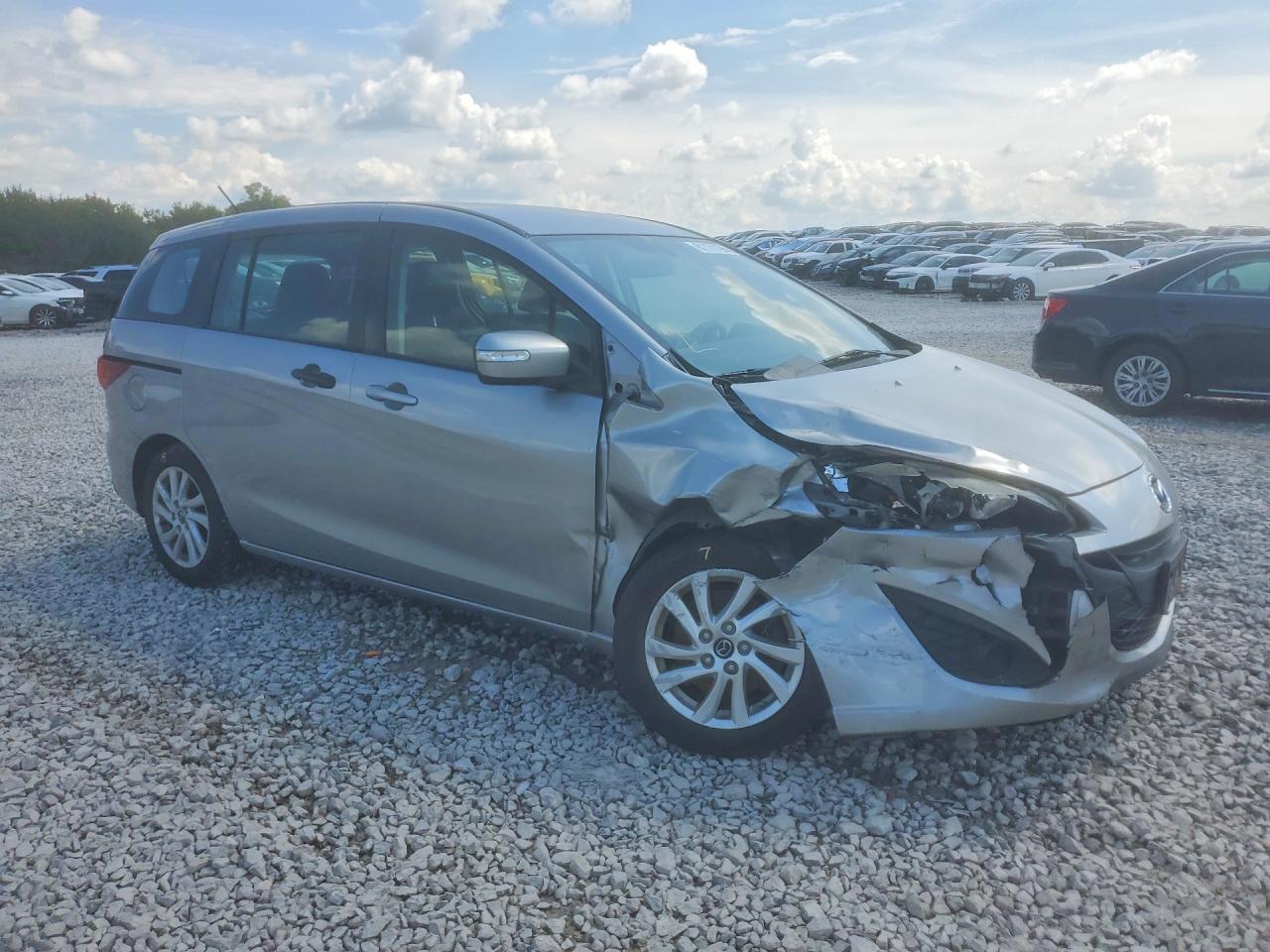 2015 Mazda 5 Sport Silver vin: JM1CW2BL4F0183782