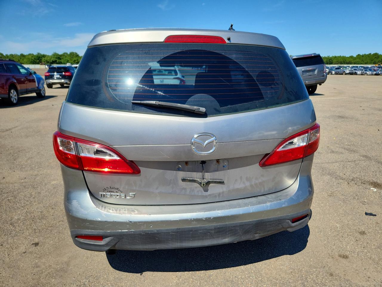 2012 Mazda 5 Silver vin: JM1CW2BL5C0105376