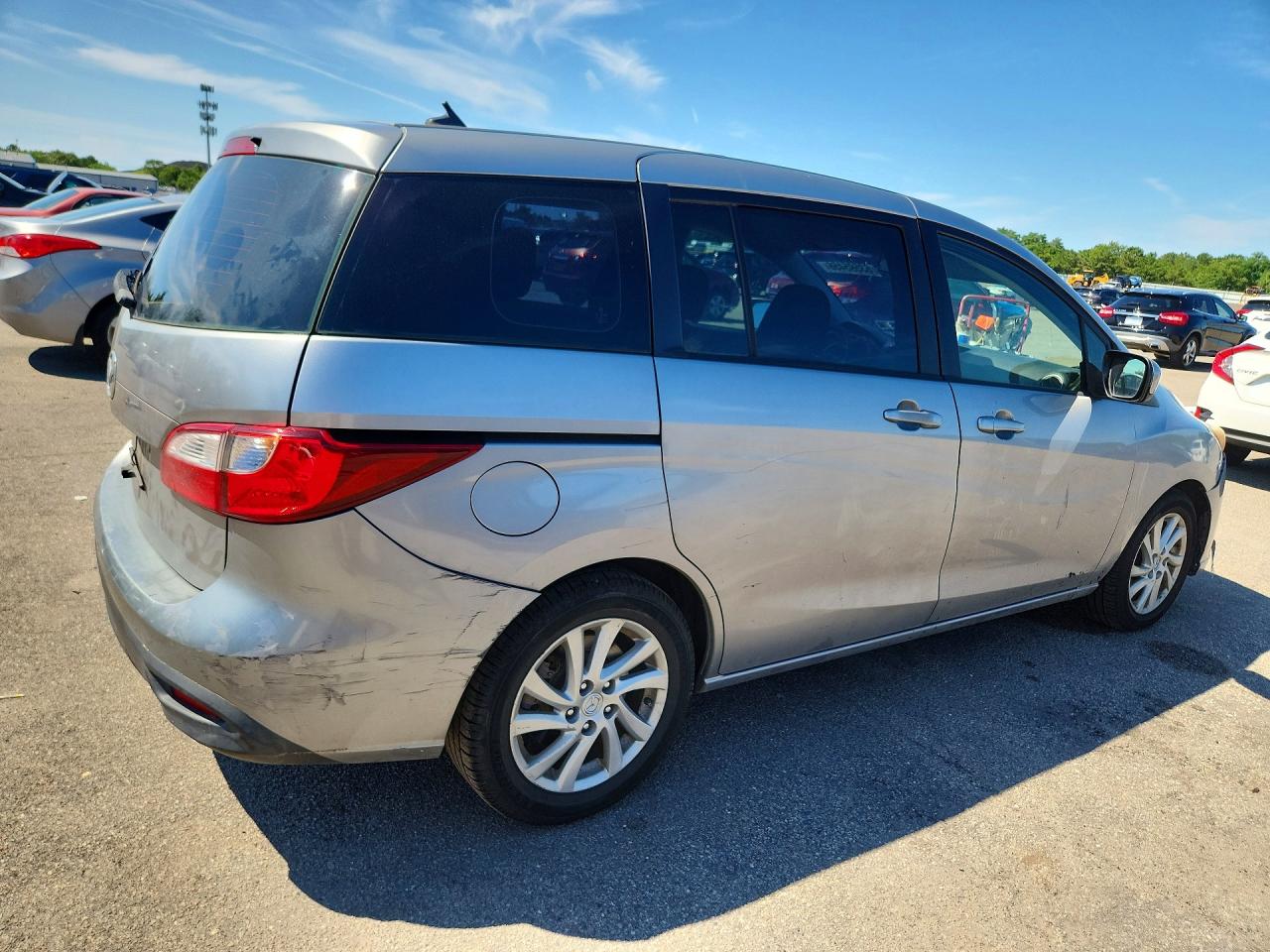 2012 Mazda 5 Silver vin: JM1CW2BL5C0105376