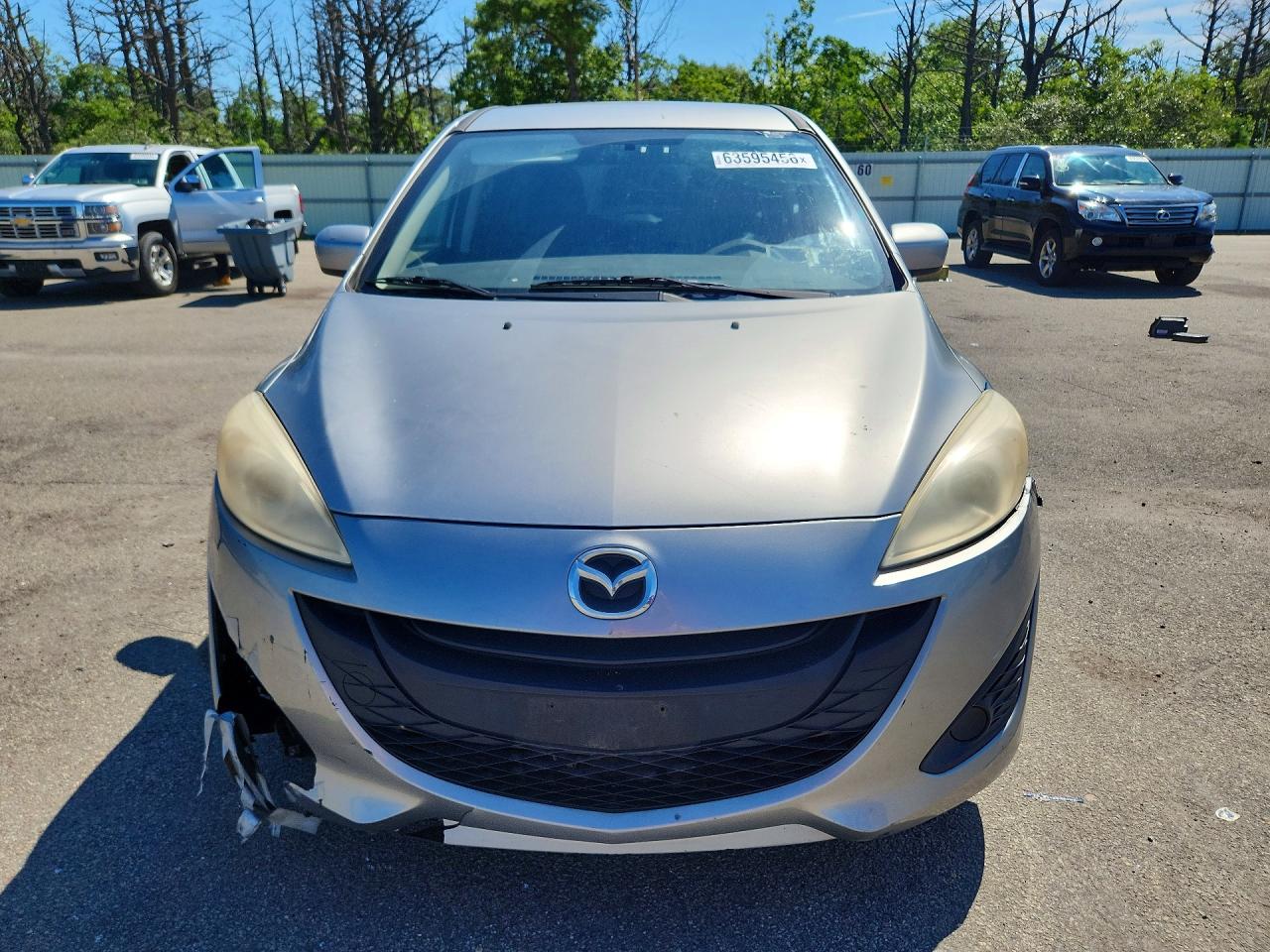 2012 Mazda 5 Silver vin: JM1CW2BL5C0105376